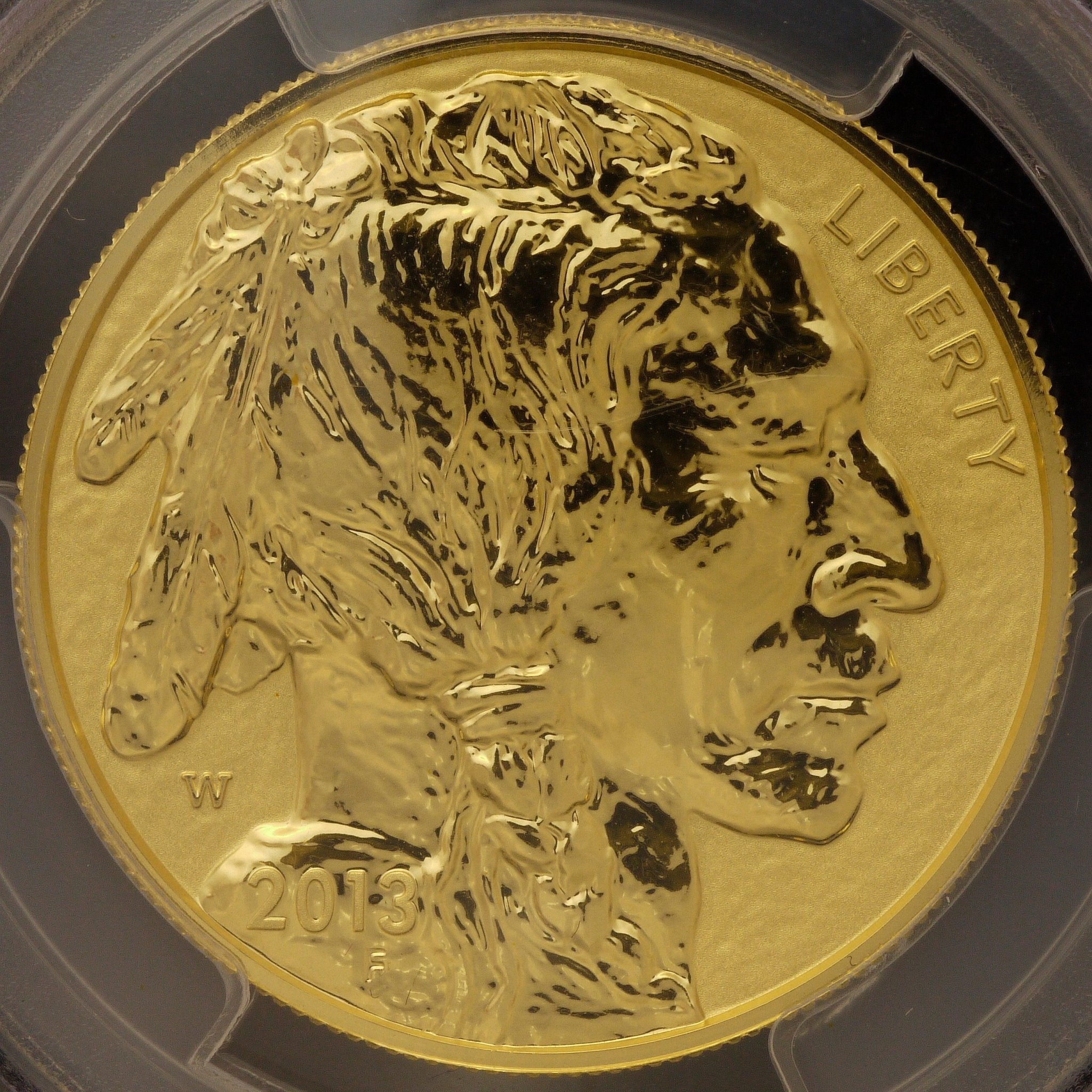 アメリカ 50ドル金貨 2013年 ウェストポイント鋳 バッファロー PCGS PR70 First Strike - NJ BUYER'S MARKETPLACE