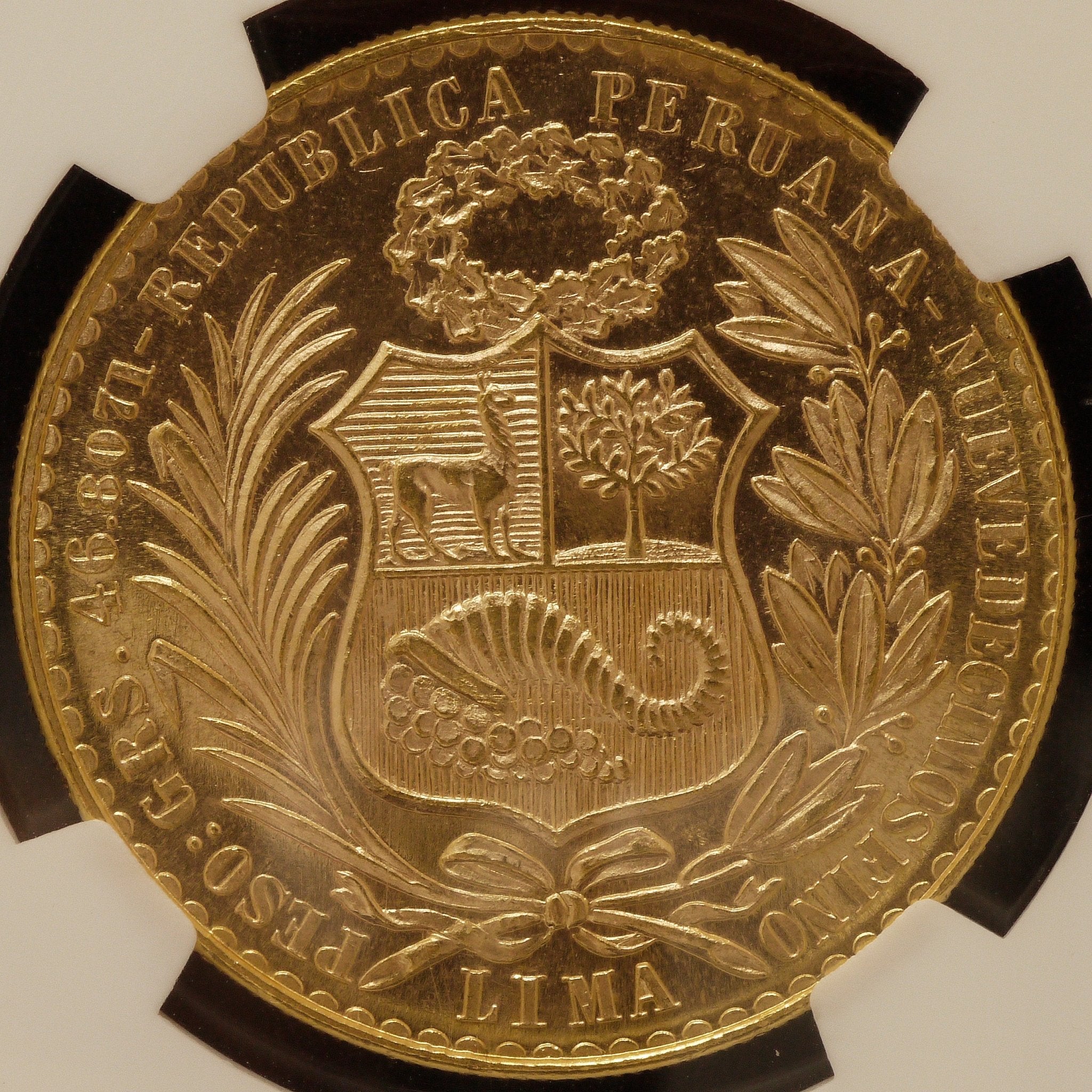ペルー 100ソル金貨 1964年 リバティ MS66 - NJ BUYER'S MARKETPLACE