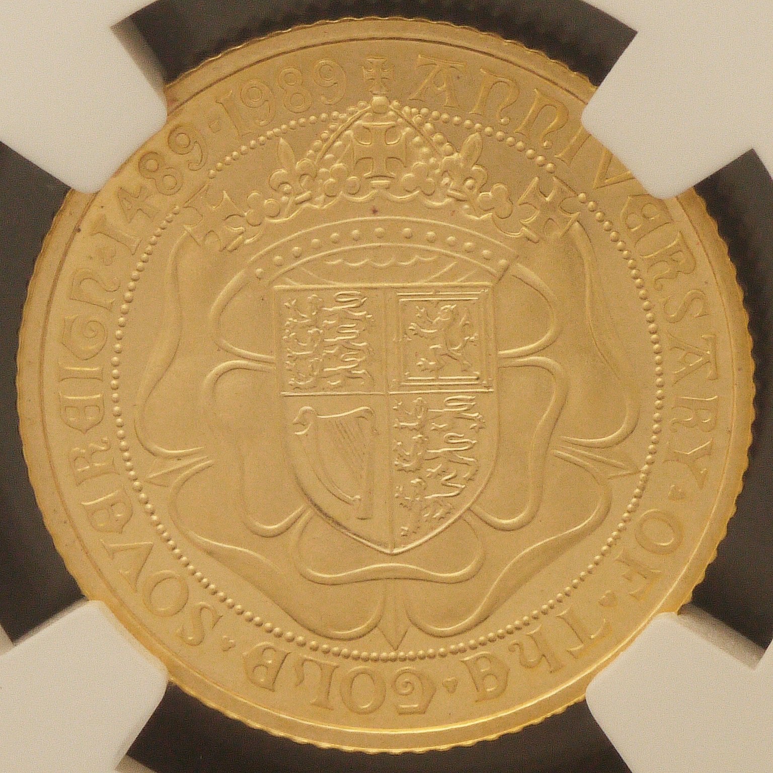 イギリス 1/2ソヴリン金貨 1989年 ロンドン鋳 ソヴリン発行500周年 - NJ BUYER'S MARKETPLACE