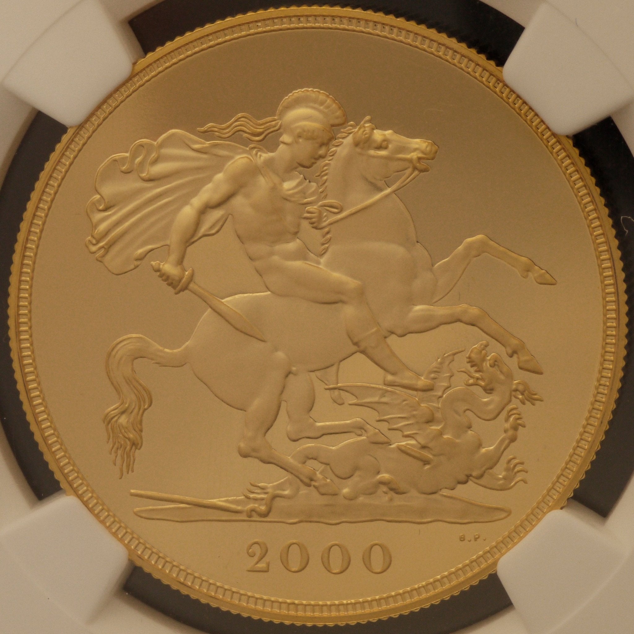 イギリス 5ポンド金貨 2000年 エリザベス2世 NGC PF69 Ultra Cameo - NJ BUYER'S MARKETPLACE