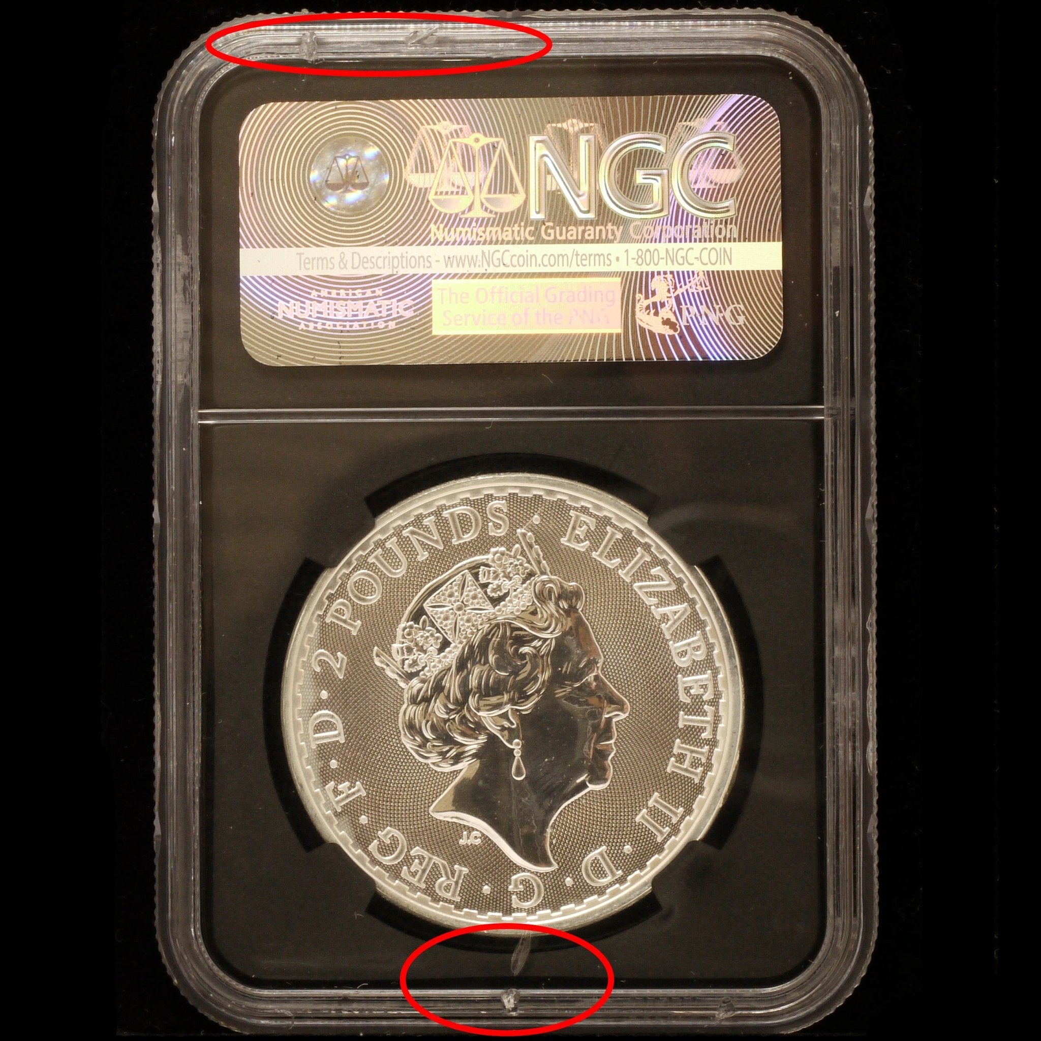 イギリス 2ポンド銀貨 2017年 ロンドン鋳 ブリタニア NGC MS69 - NJ BUYER'S MARKETPLACE