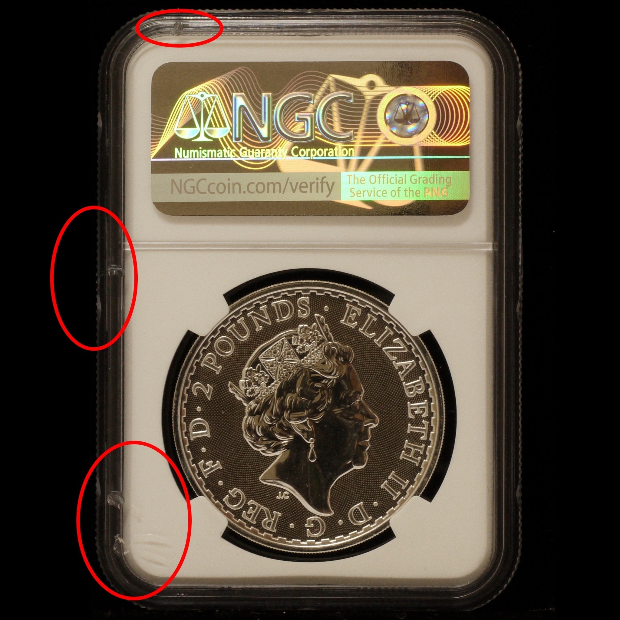 イギリス 2ポンド銀貨 2019年 ロンドン鋳 ブリタニア NGC MS69 First Releases - NJ BUYER'S MARKETPLACE