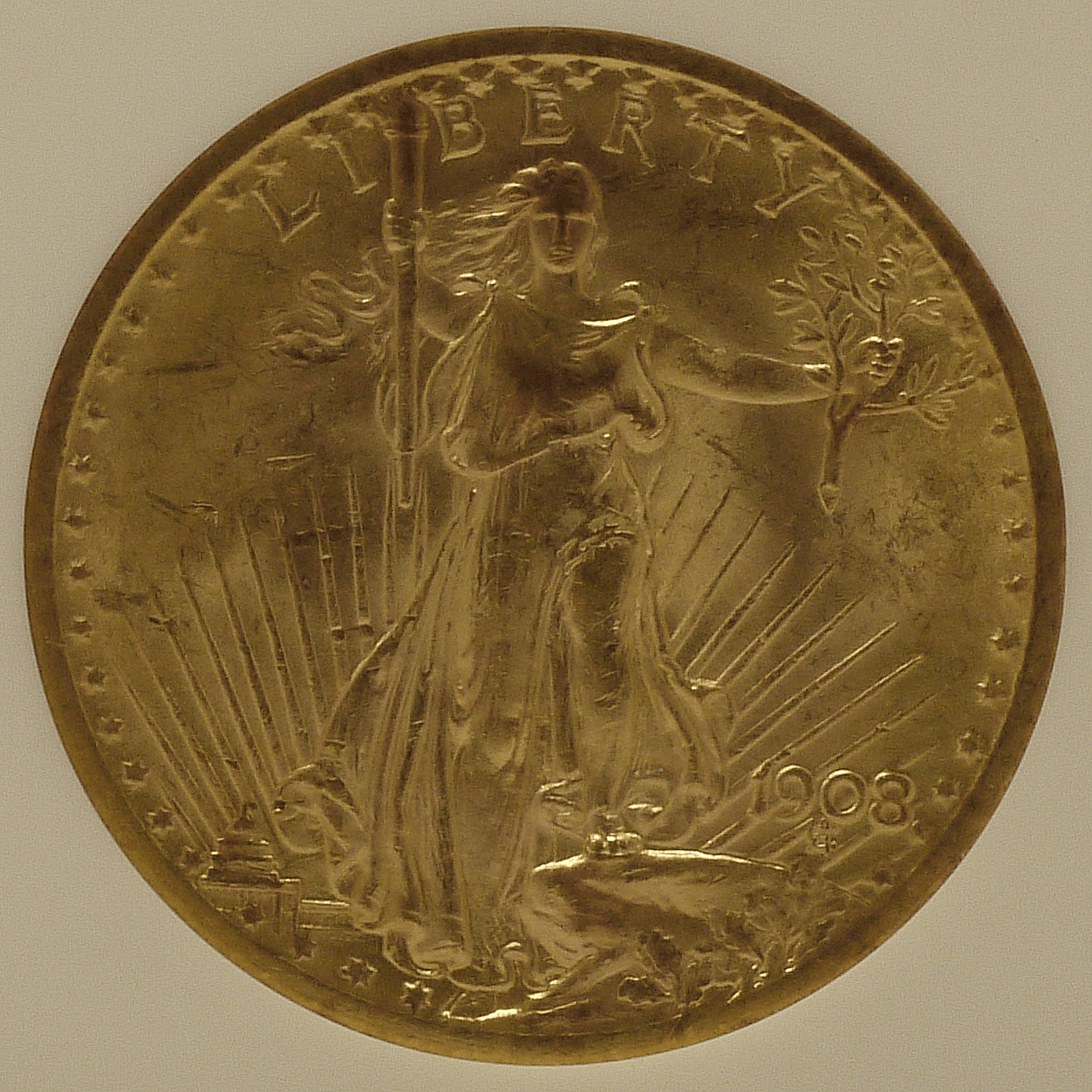 アメリカ 20ドル金貨 1908年 セント=ゴーデンス NGC MS62 - NJ BUYER'S MARKETPLACE
