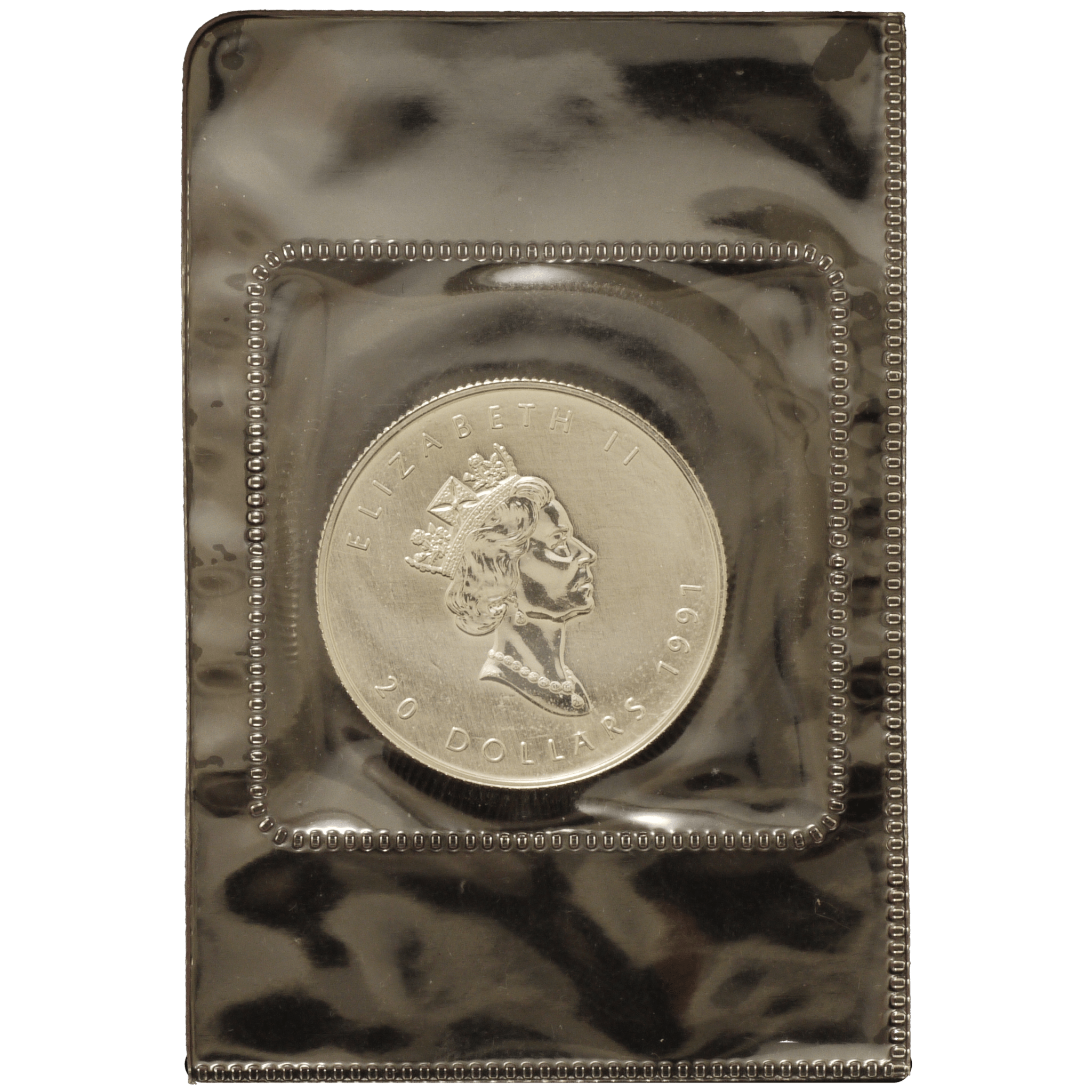 カナダ 20ドルプラチナ貨 1991年 オタワ鋳 エリザベス2世 オリジナルミントパッケージ 未開封品 - NJ BUYER'S MARKETPLACE