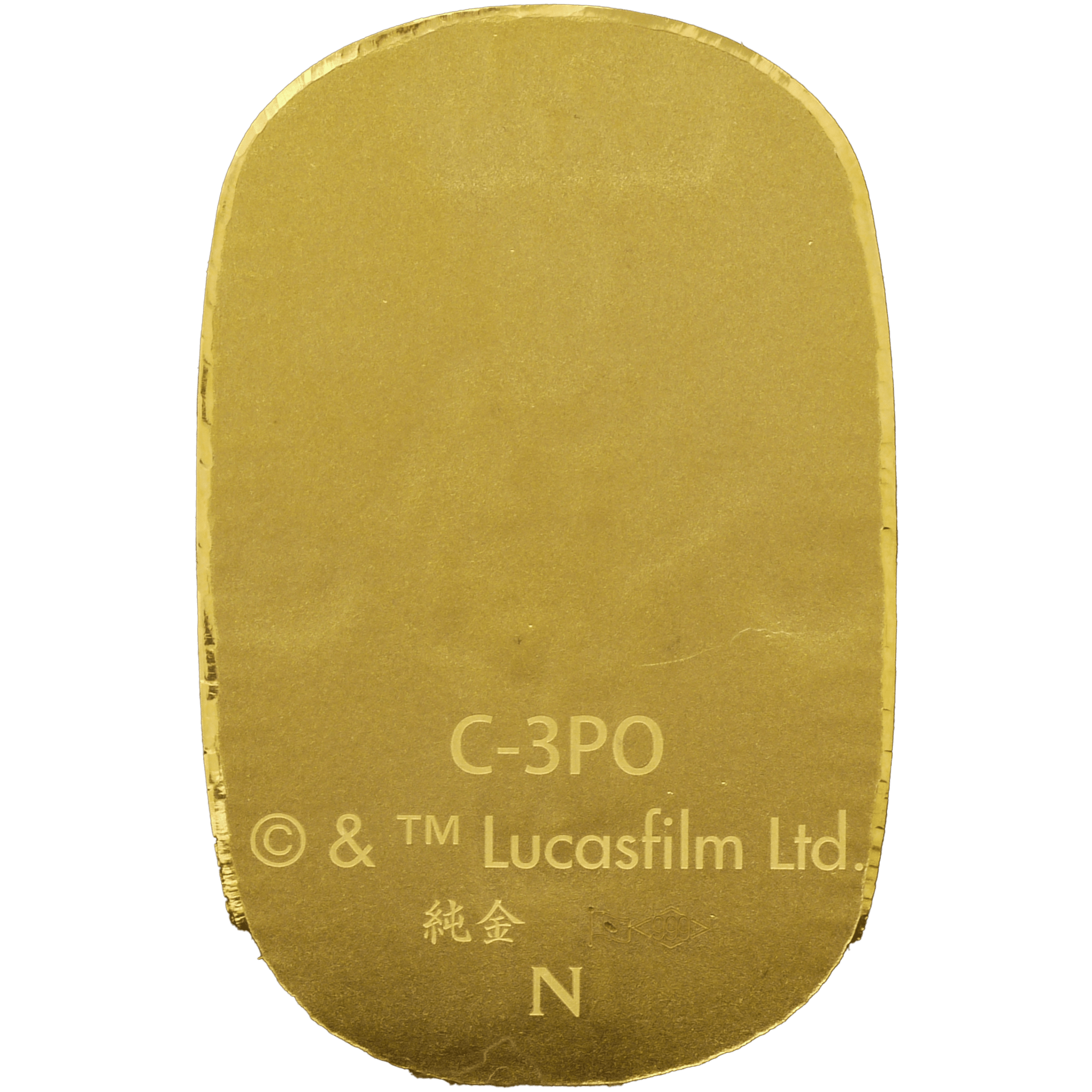 ルーカスフィルム 純金10g小判 スターウォーズ C - 3PO - NJ BUYER'S MARKETPLACE