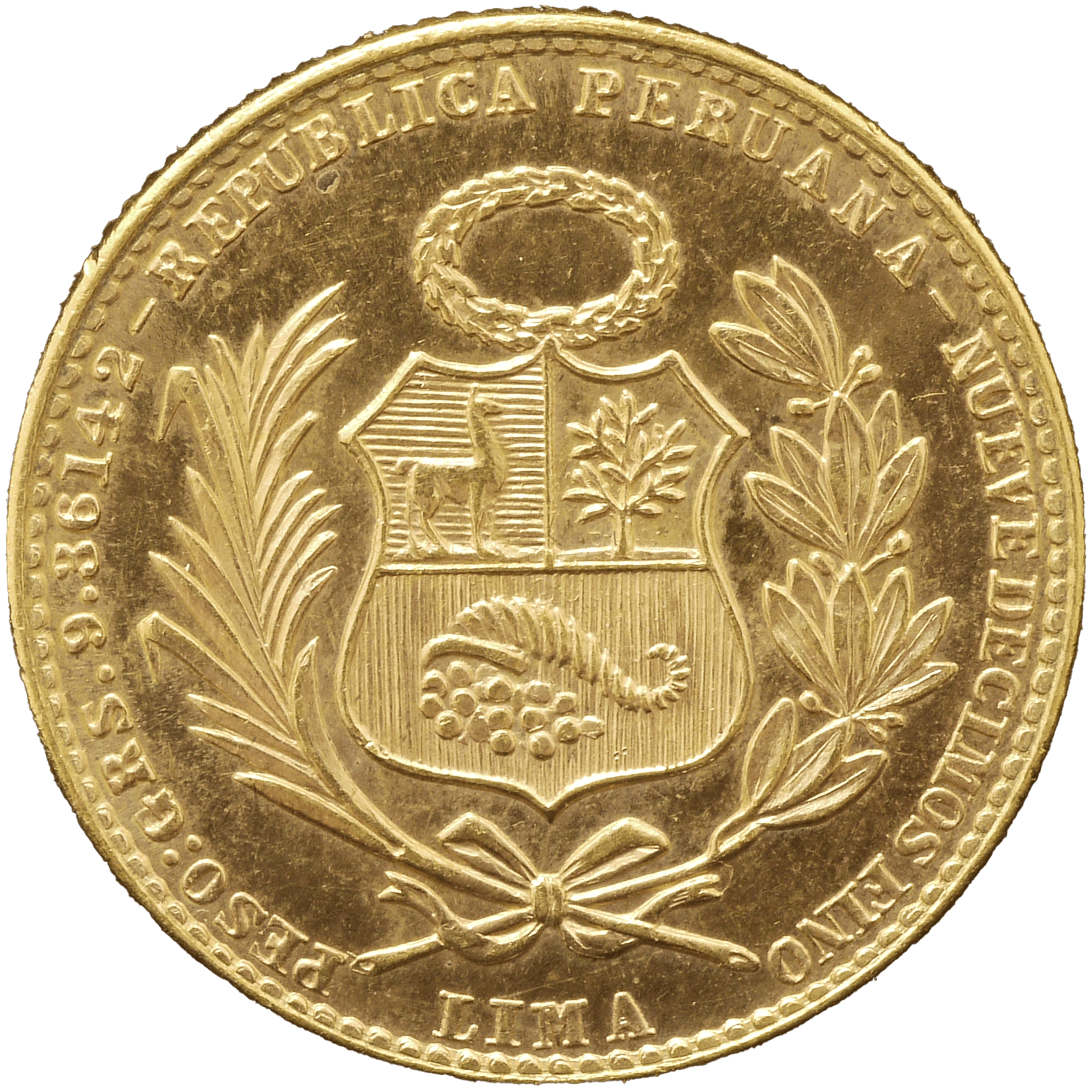 ペルー 20ソル金貨 1965年 リマ鋳 リバティ - NJ BUYER'S MARKETPLACE