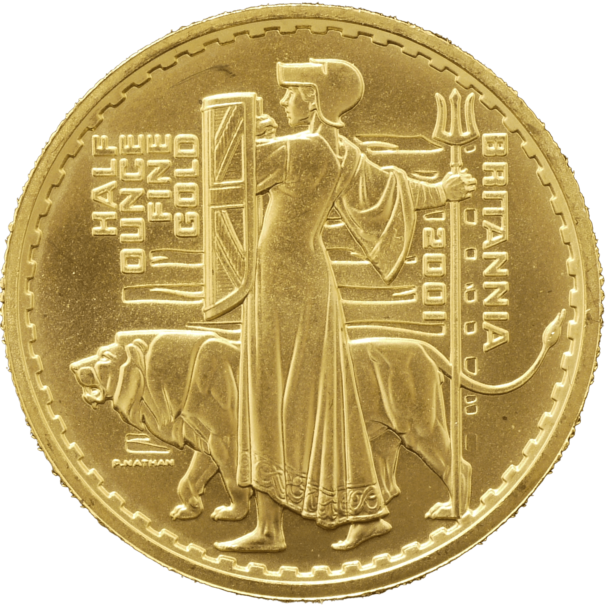 イギリス 50ポンド金貨 2001年 ブリタニア - NJ BUYER'S MARKETPLACE