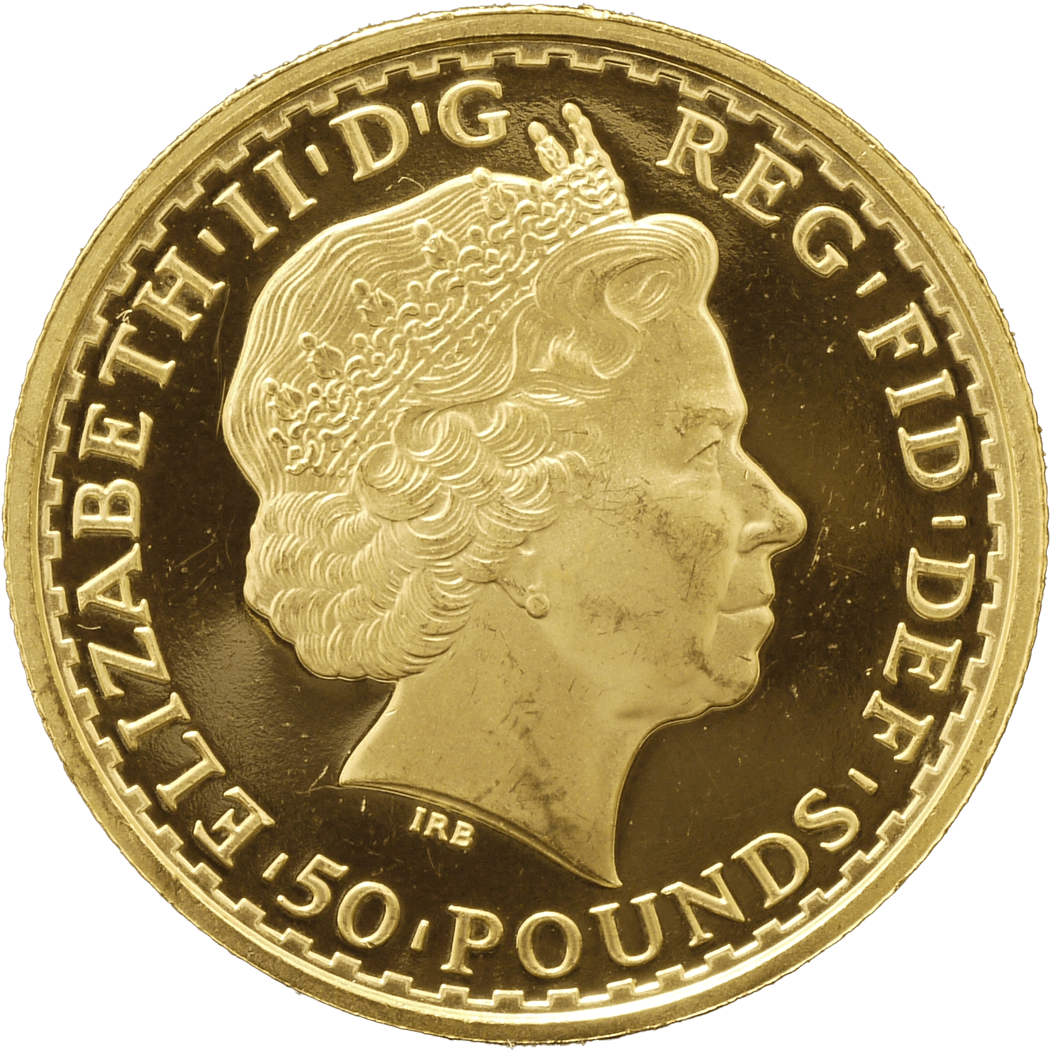 イギリス 50ポンド金貨 2001年 ブリタニア - NJ BUYER'S MARKETPLACE
