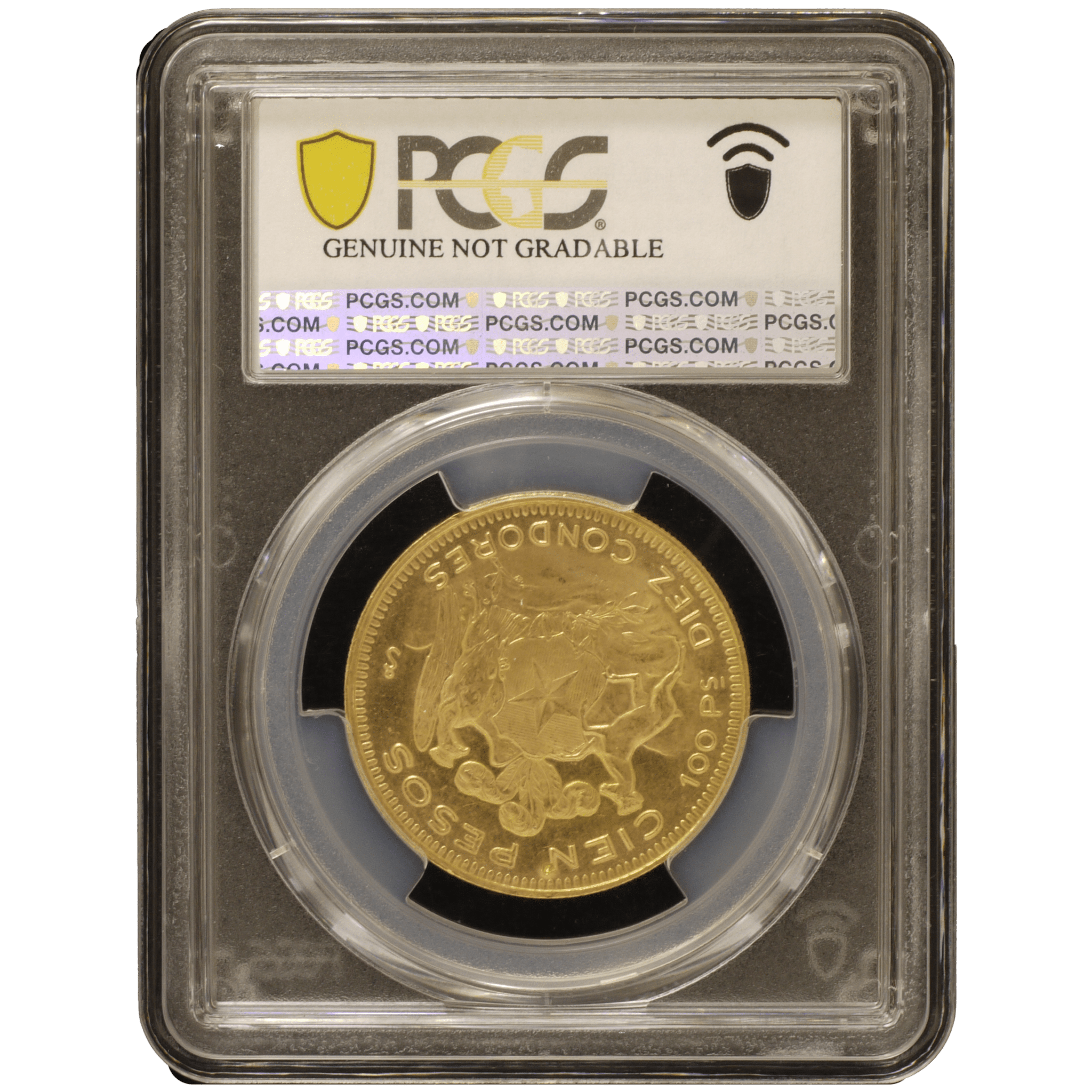 チリ 100ペソ金貨 1951年 サンディアゴ鋳 PCGS UNC Details - NJ BUYER'S MARKETPLACE