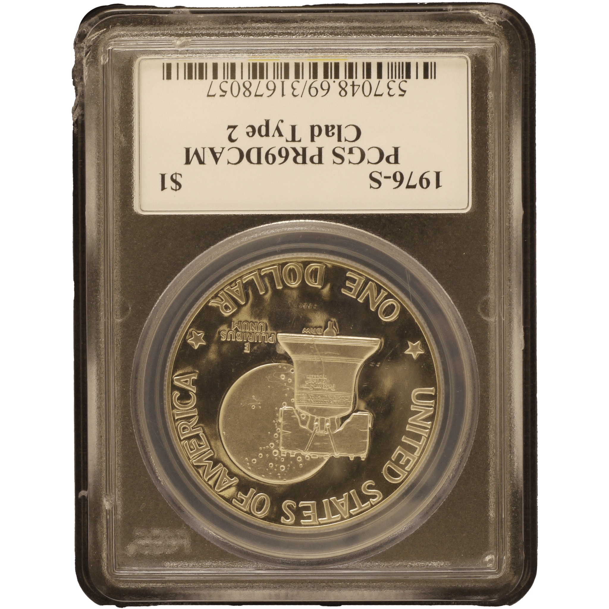 アメリカ 1ドル白銅貨 1976年 サンフランシスコ鋳 PCGS PR69DCAM サイン - NJ BUYER'S MARKETPLACE