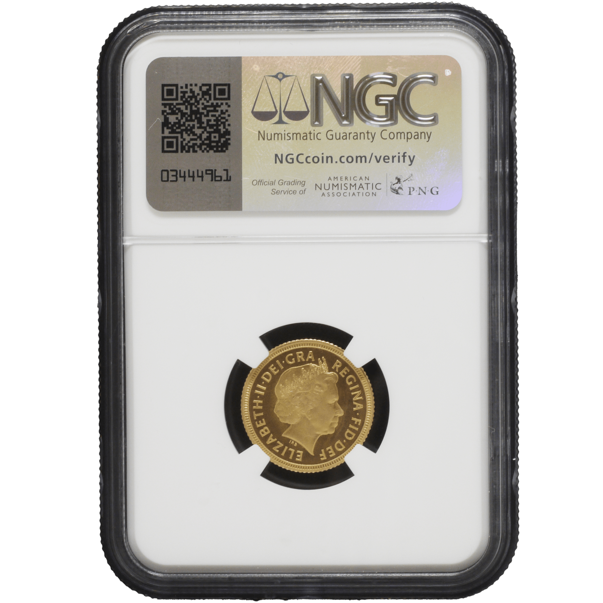 イギリス 1/2ソヴリン金貨 1998年 エリザベス2世 NGC PF66UC - NJ BUYER'S MARKETPLACE