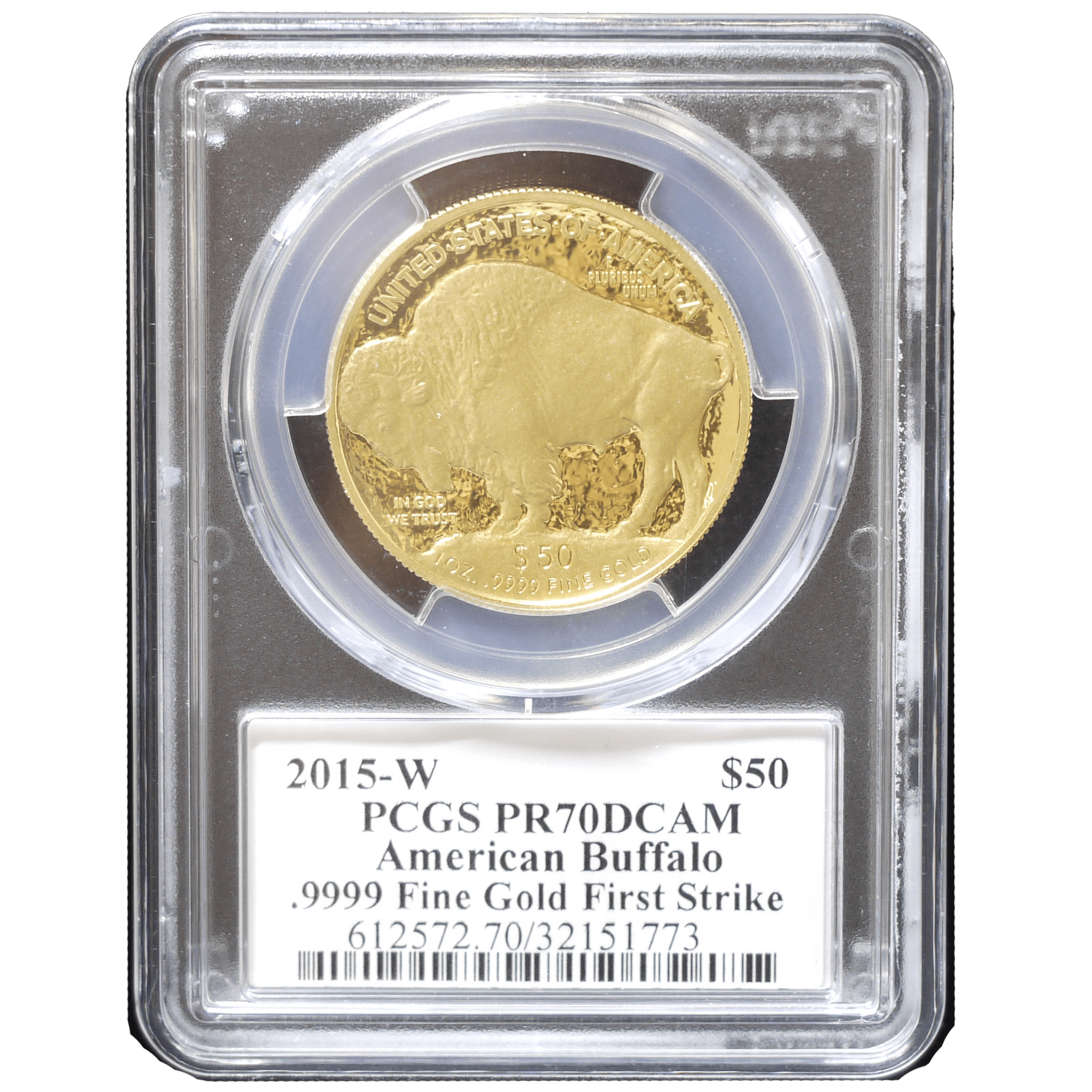 アメリカ 50ドル金貨 2015年 ウェストポイント鋳 バッファロー PCGS PR70DCAM - NJ BUYER'S MARKETPLACE
