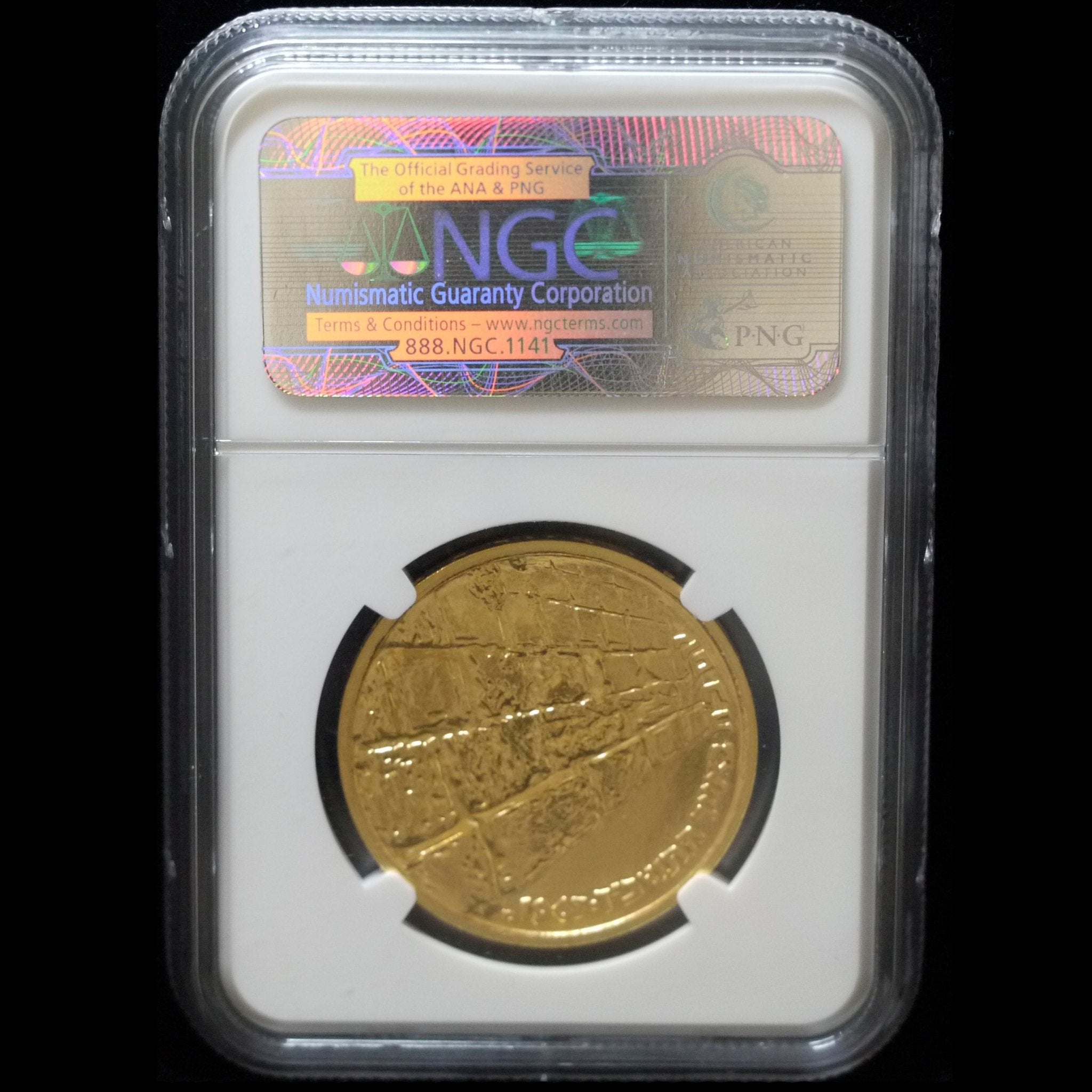 イスラエル 100リロット金貨 1967年 嘆きの壁 NGC PF68 - NJ BUYER'S MARKETPLACE