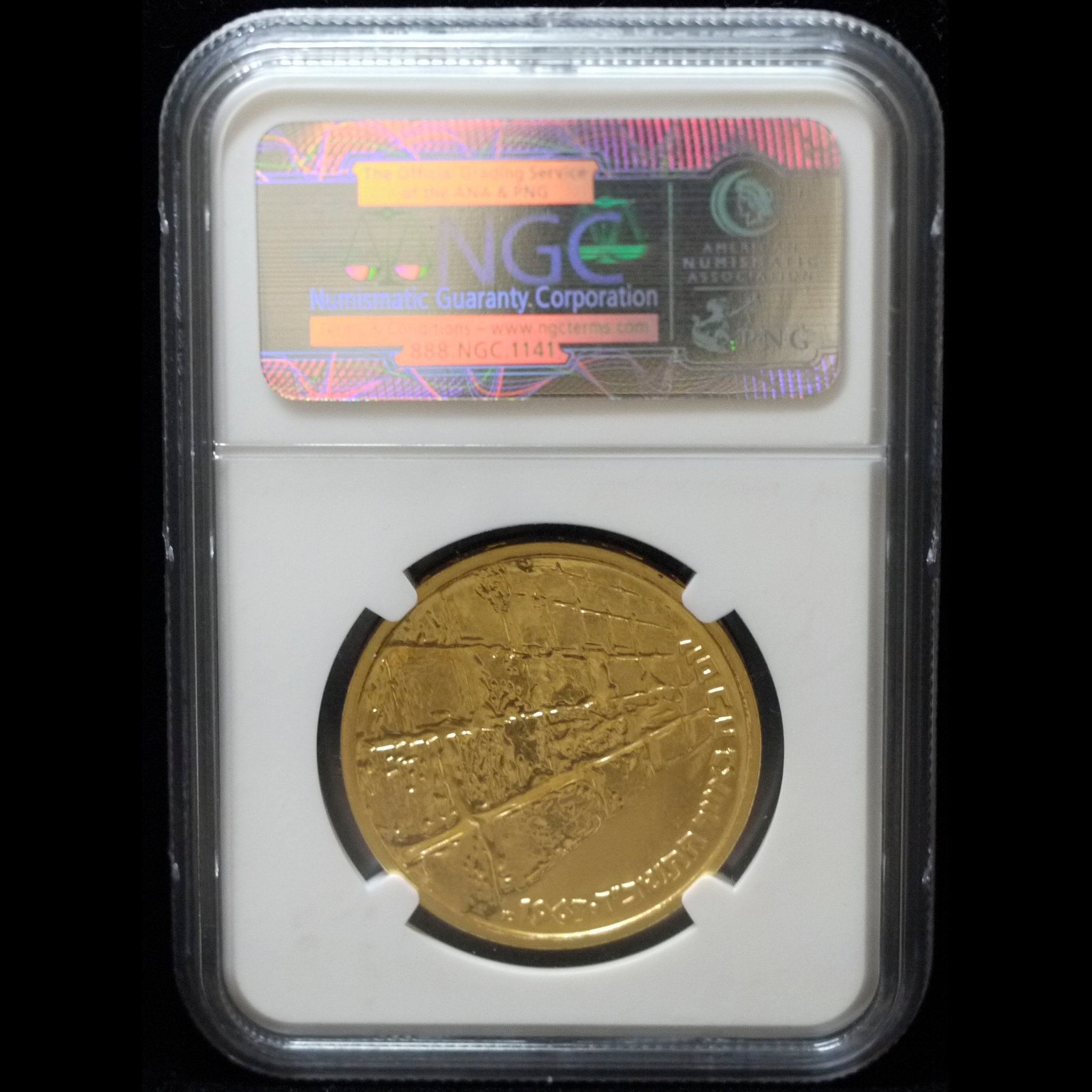 イスラエル 100リロット金貨 1967年 嘆きの壁 NGC PF68 - NJ BUYER'S MARKETPLACE