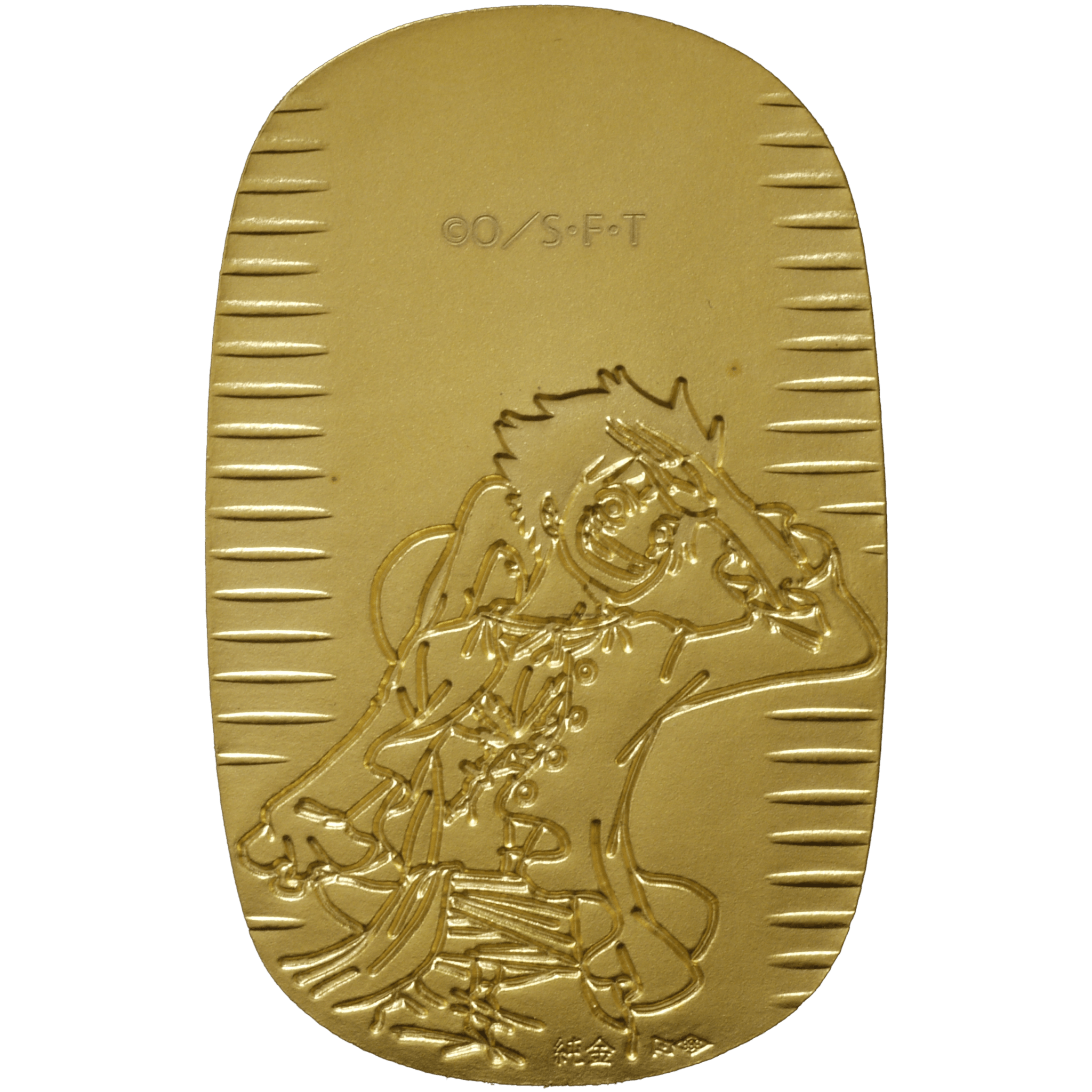ワンピース 純金小判 モンキー・D・ルフィ 連載20周年記念 - NJ BUYER'S MARKETPLACE