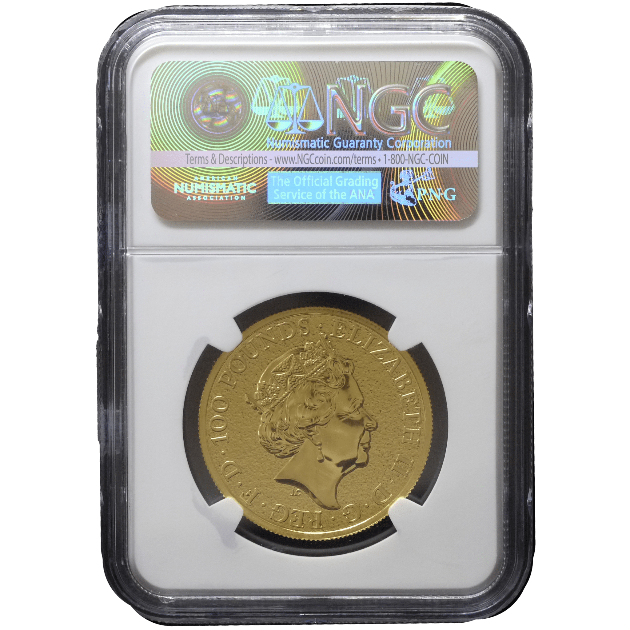 イギリス 100ポンド金貨 2016年 イングランドの獅子 NGC MS67 - NJ BUYER'S MARKETPLACE