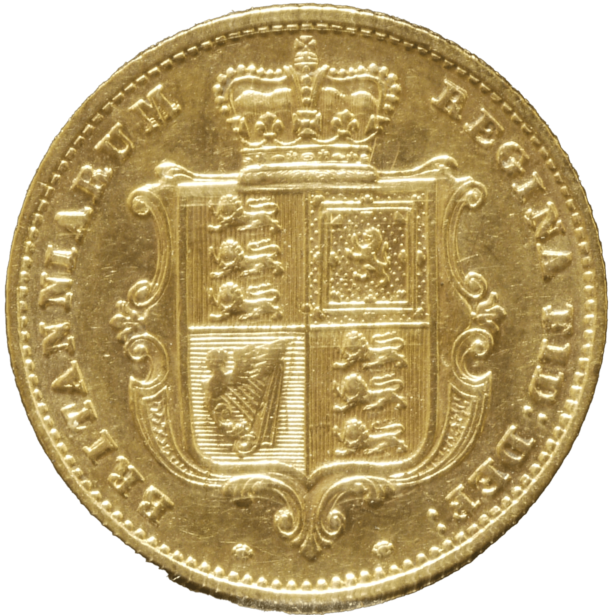 イギリス 1/2ソヴリン金貨 1859年 ヴィクトリア - NJ BUYER'S MARKETPLACE