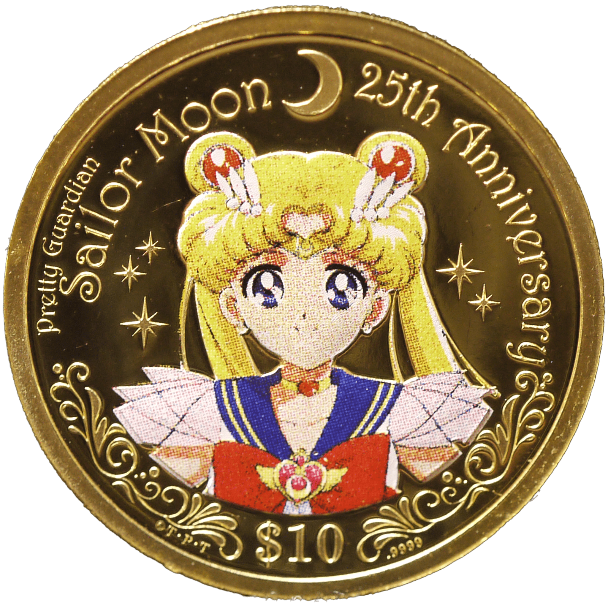 クック島 10ドル金貨 2017年 美少女戦士セーラームーン 25周年記念 月野うさぎ - NJ BUYER'S MARKETPLACE