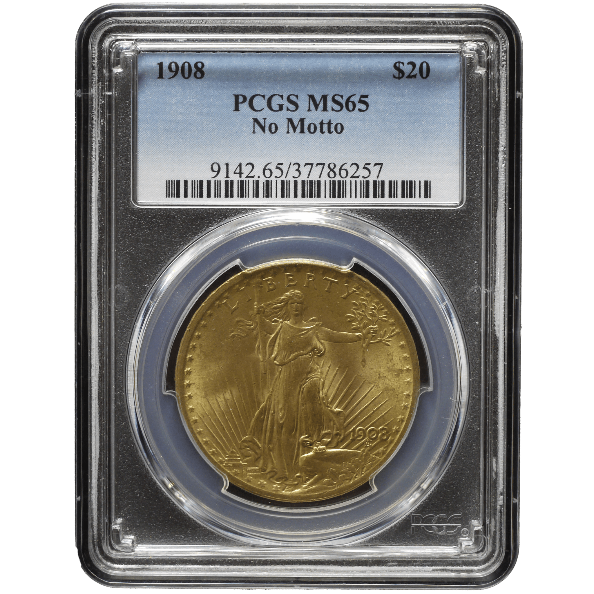 アメリカ 20ドル金貨 1908年 セント=ゴーデンス PCGS MS65 - NJ BUYER'S MARKETPLACE