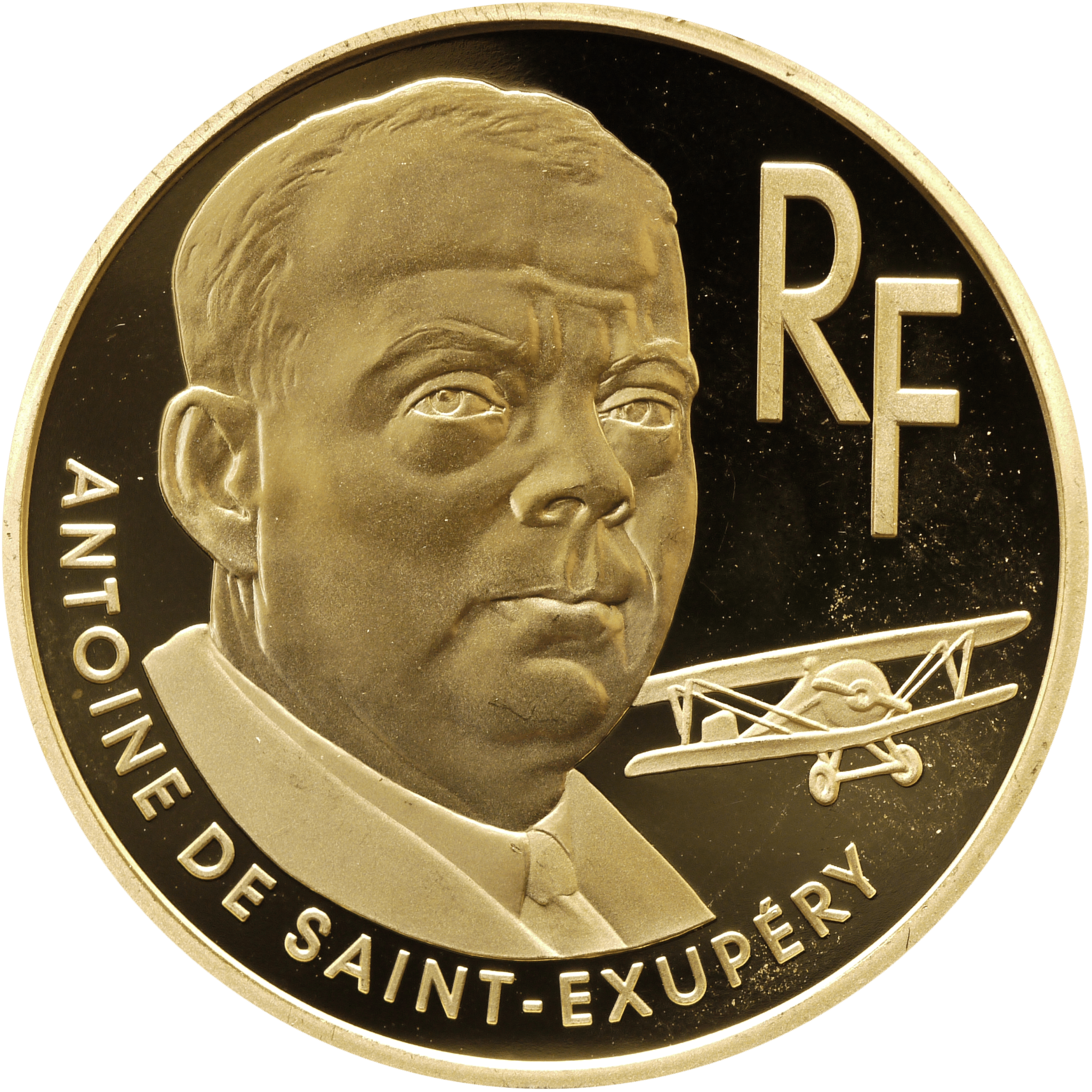フランス 100フラン金貨 2000年 パリ鋳 星の王子様 - NJ BUYER'S MARKETPLACE