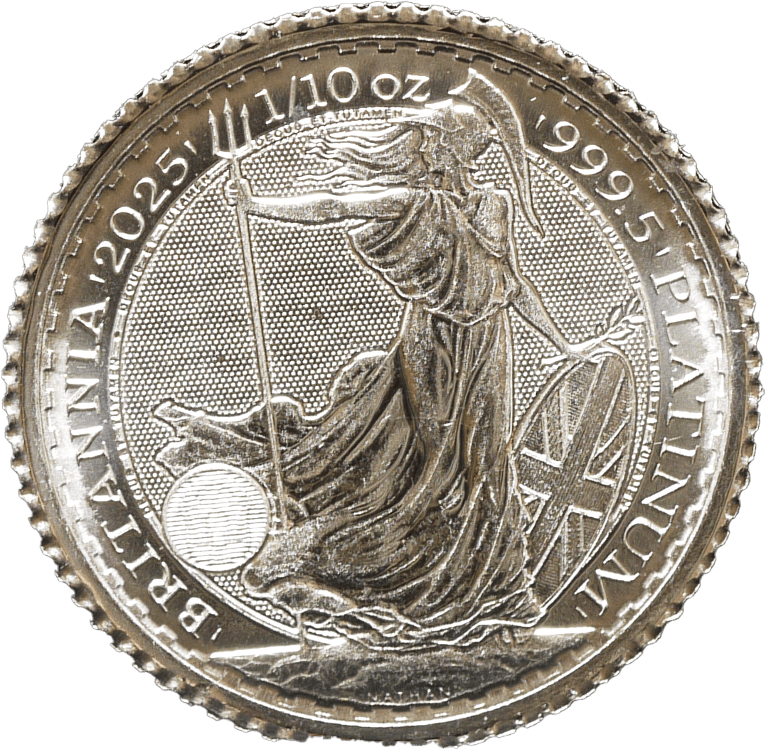 【1周年記念限定品】イギリス 10ポンドプラチナ貨 2025年 ロンドン鋳 ブリタニア チャールズ3世 - NJ BUYER'S MARKETPLACE