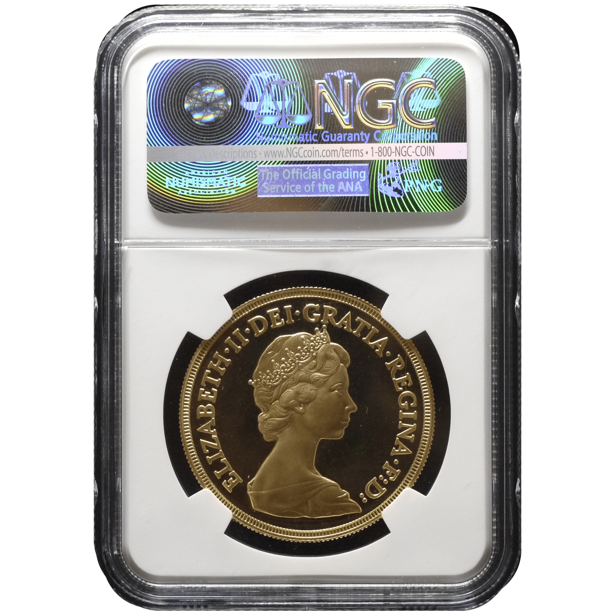 イギリス 5ポンド金貨 1980年 エリザベス世 NGC PF69UC - NJ BUYER'S MARKETPLACE