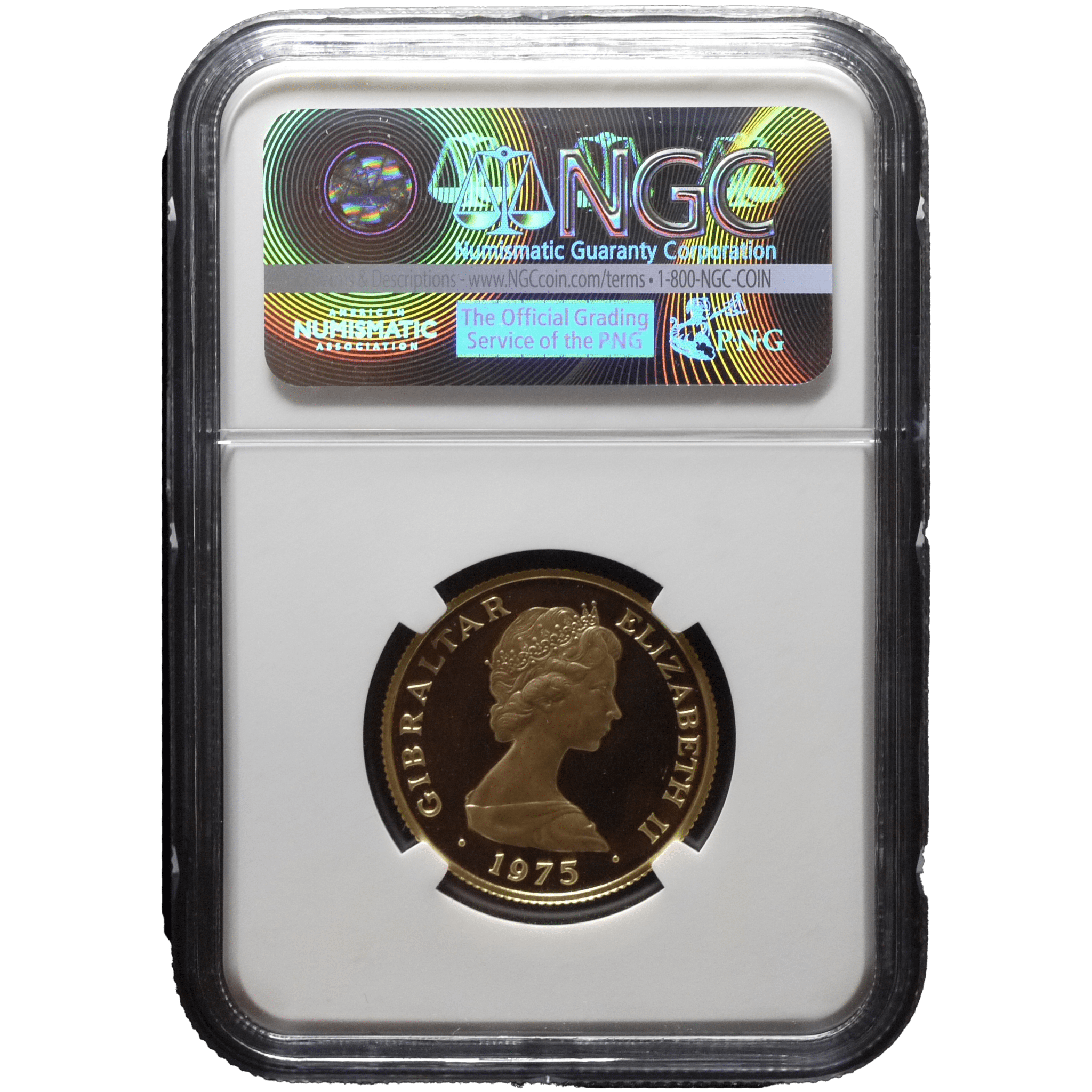 ジブラルタル 50ポンド金貨 1975年 聖母子像 NGC PF67UC - NJ BUYER'S MARKETPLACE