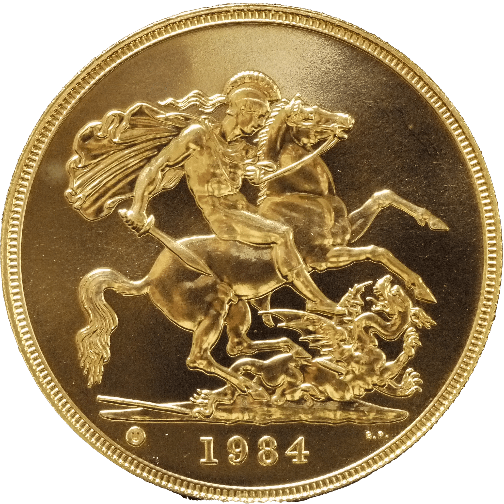 イギリス 5ポンド金貨 1984年 ロンドン鋳 エリザベス2世 - NJ BUYER'S MARKETPLACE