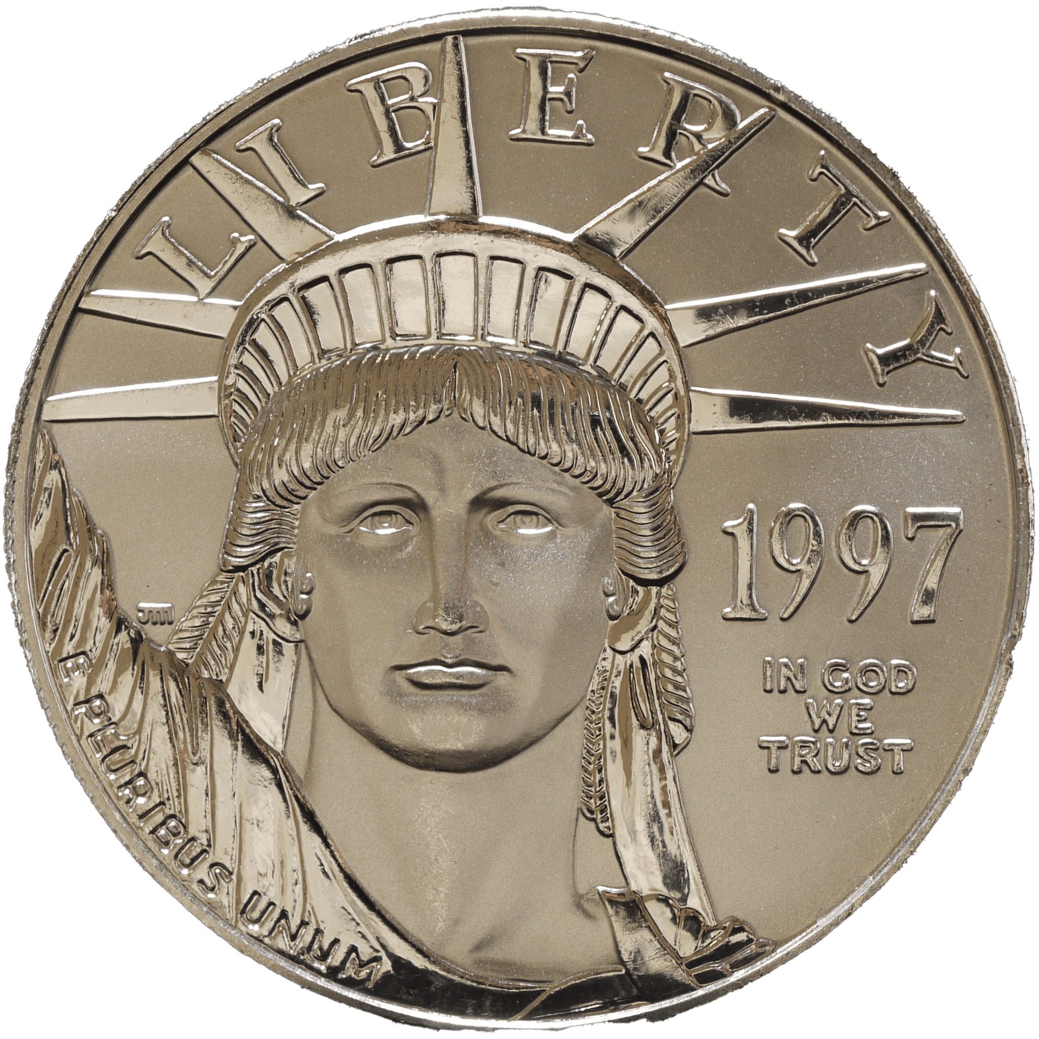 アメリカ 100ドルプラチナ貨 1997年 フィラデルフィア鋳 リバティ - NJ BUYER'S MARKETPLACE