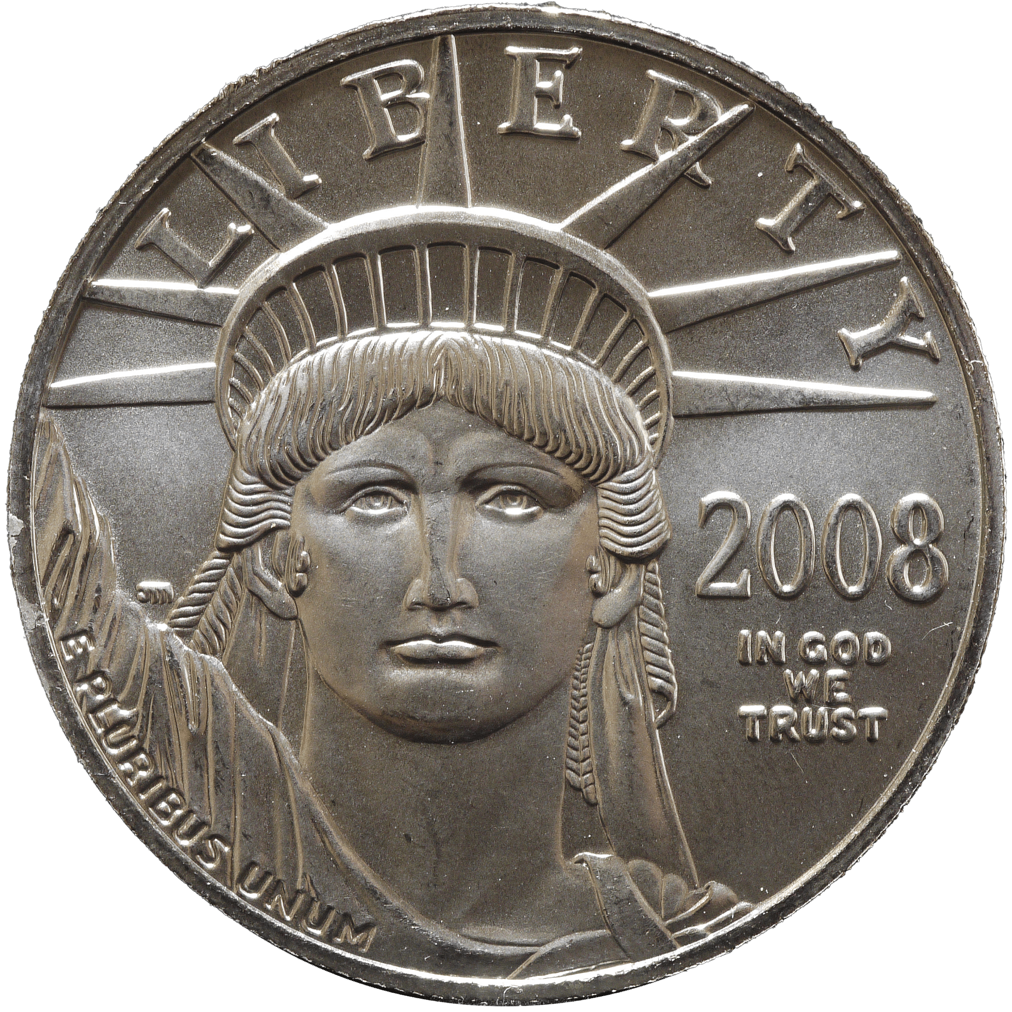 アメリカ 100ドルプラチナ貨 2008年 フィラデルフィア鋳 リバティ - NJ BUYER'S MARKETPLACE