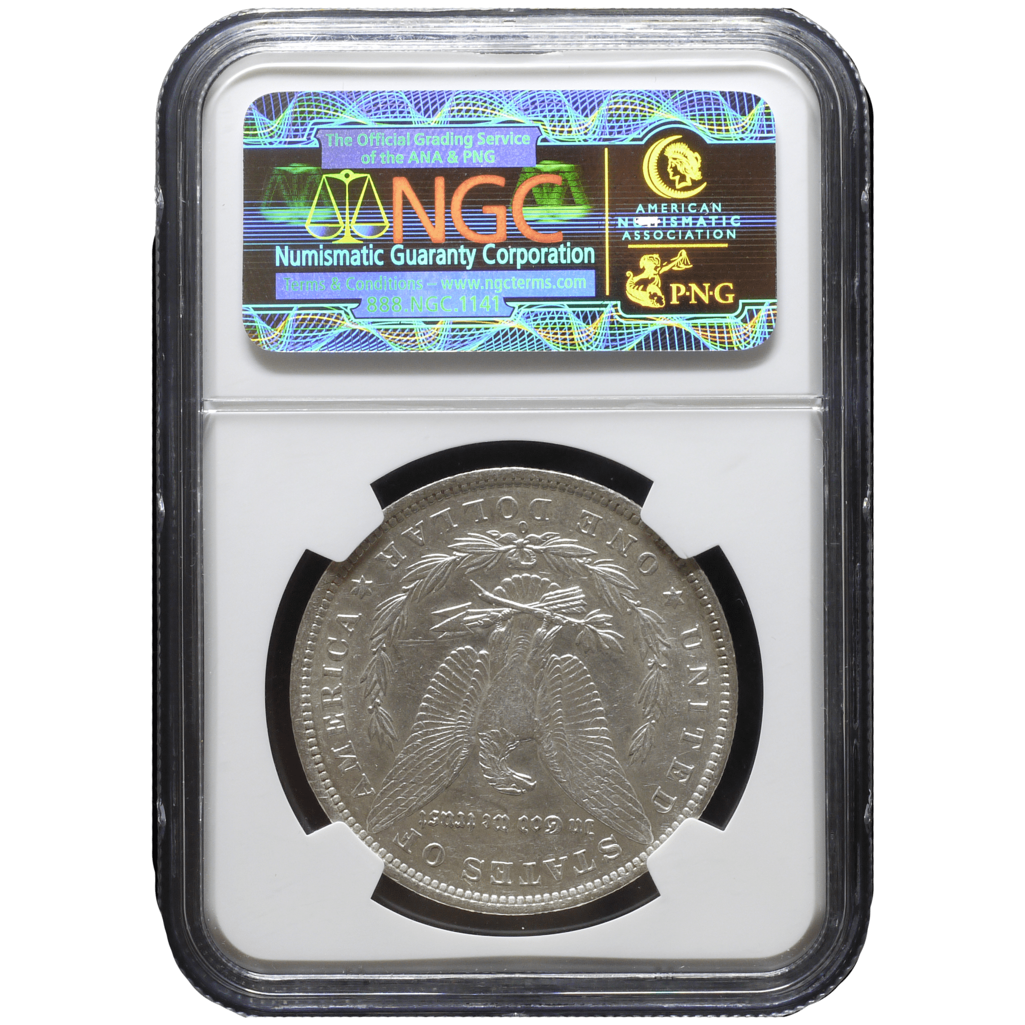 アメリカ 1ドル銀貨 1882年 ニューオリンズ鋳 モルガンダラー NGC AU Details - NJ BUYER'S MARKETPLACE