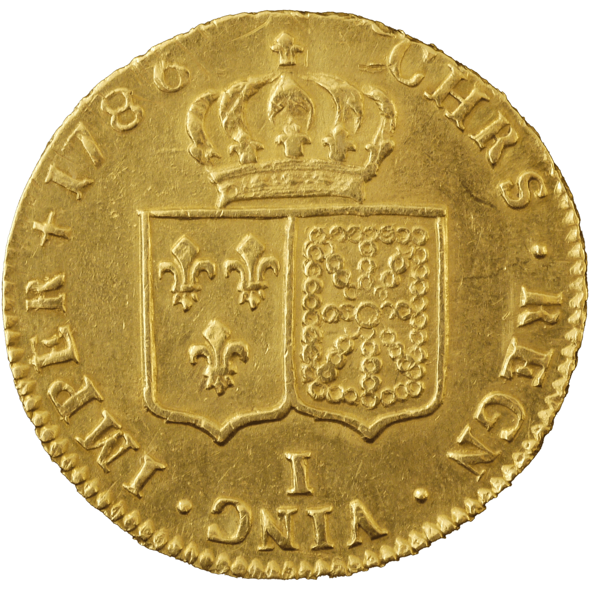 フランス 2ルイドール金貨 1786年 リモージュ鋳 ルイ16世 - NJ BUYER'S MARKETPLACE