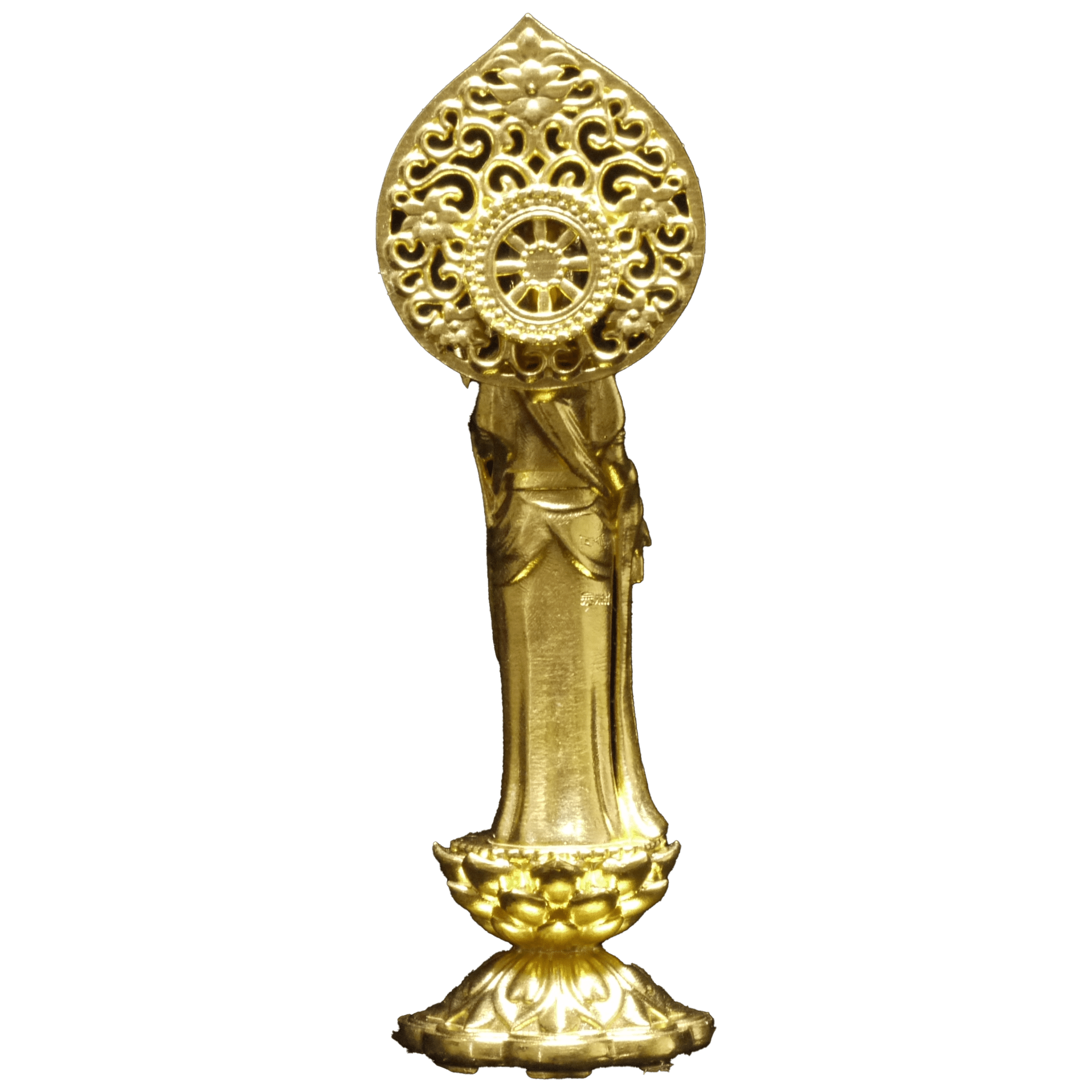 【新品】聖観音菩薩 18金製彫像 上川宗照・作 仏教 仏具 - NJ BUYER'S MARKETPLACE