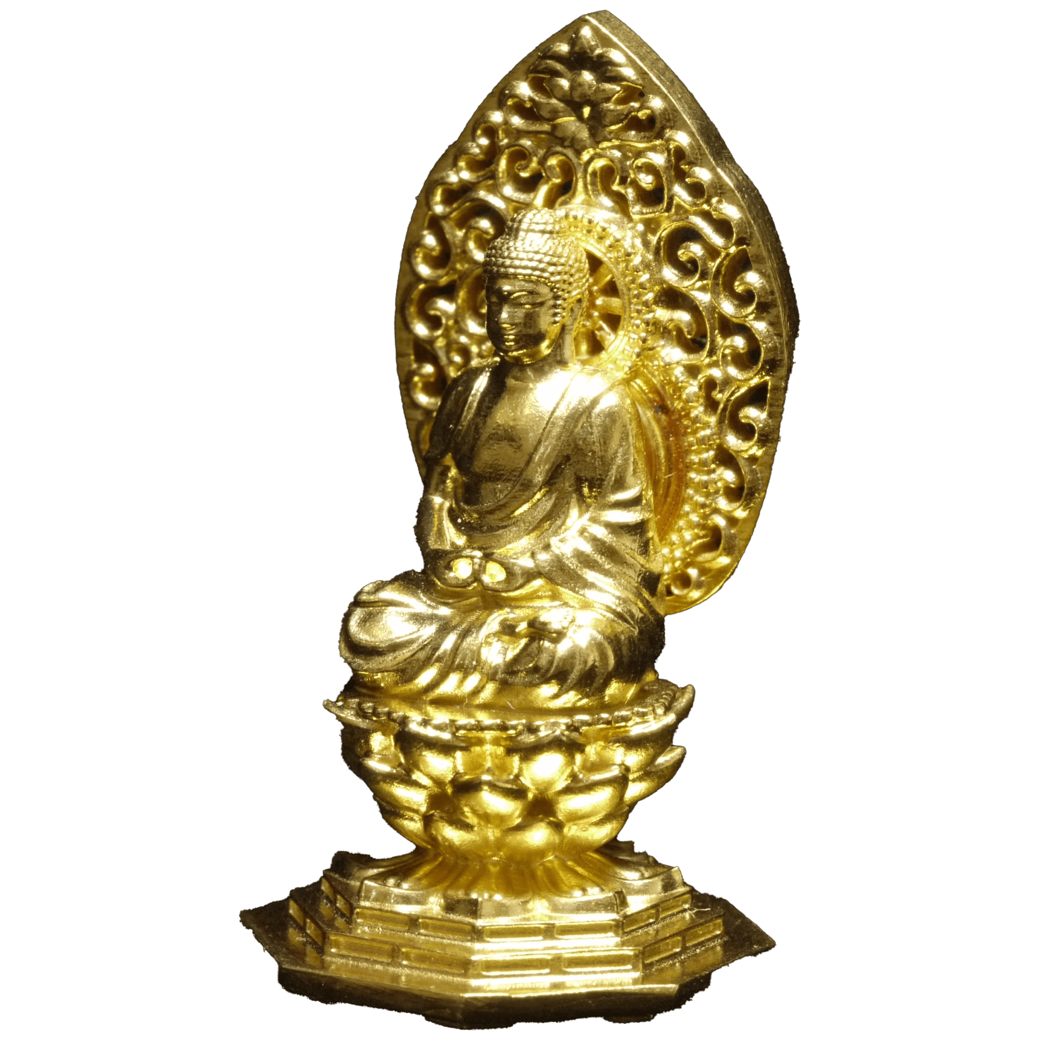 【新品】阿弥陀如来 18金製彫像 上川宗照・作 仏教 仏具 - NJ BUYER'S MARKETPLACE