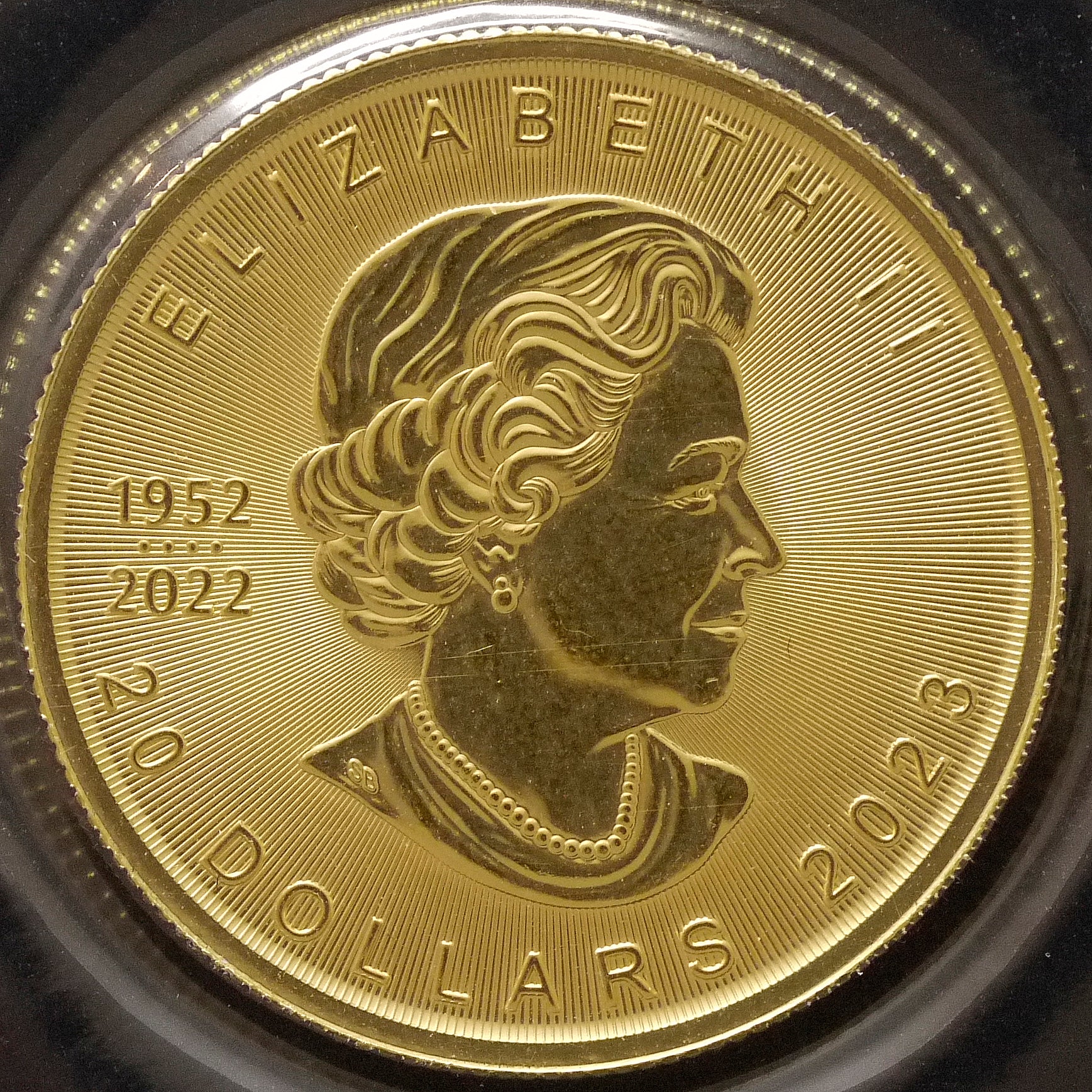 カナダ 20ドル金貨 2023年 オタワ鋳 エリザベス2世 メイプルリーフ - NJ BUYER'S MARKETPLACE