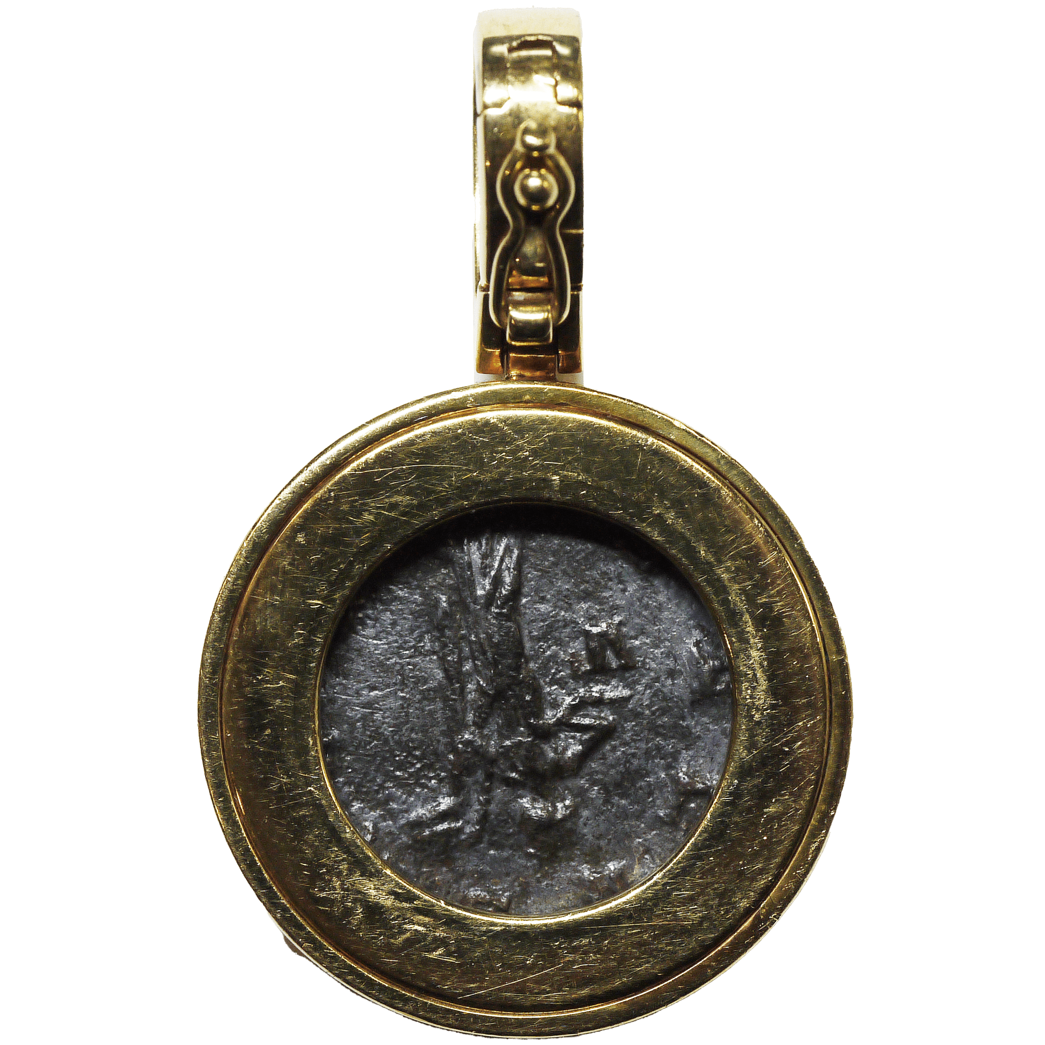 古代コインペンダント K18枠 ローマ帝国 アント二ニアヌス銀貨 278~280年頃 プロブス帝 - NJ BUYER'S MARKETPLACE