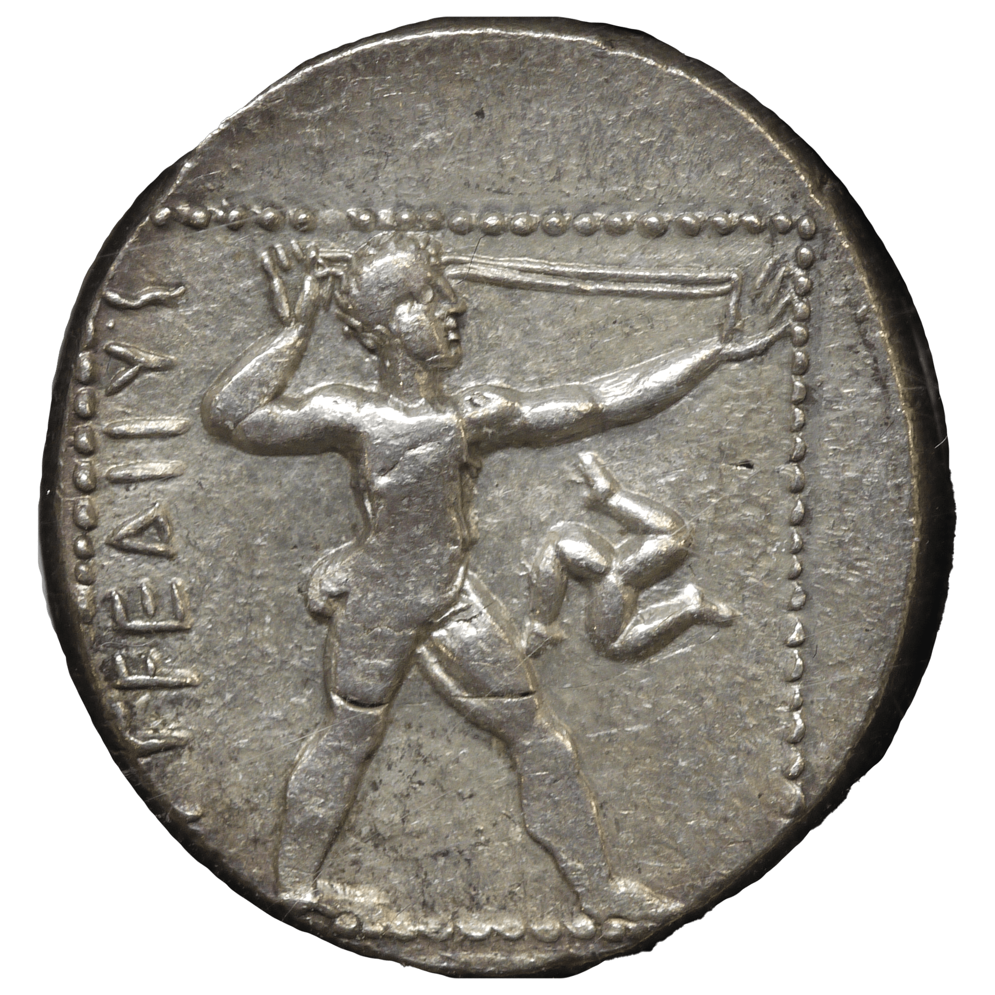 古代ギリシア パンフィリア地方アスペンドス スターテル銀貨 前380~前330年頃 後期モデル 古代オリンピック優勝記念 - NJ BUYER'S MARKETPLACE