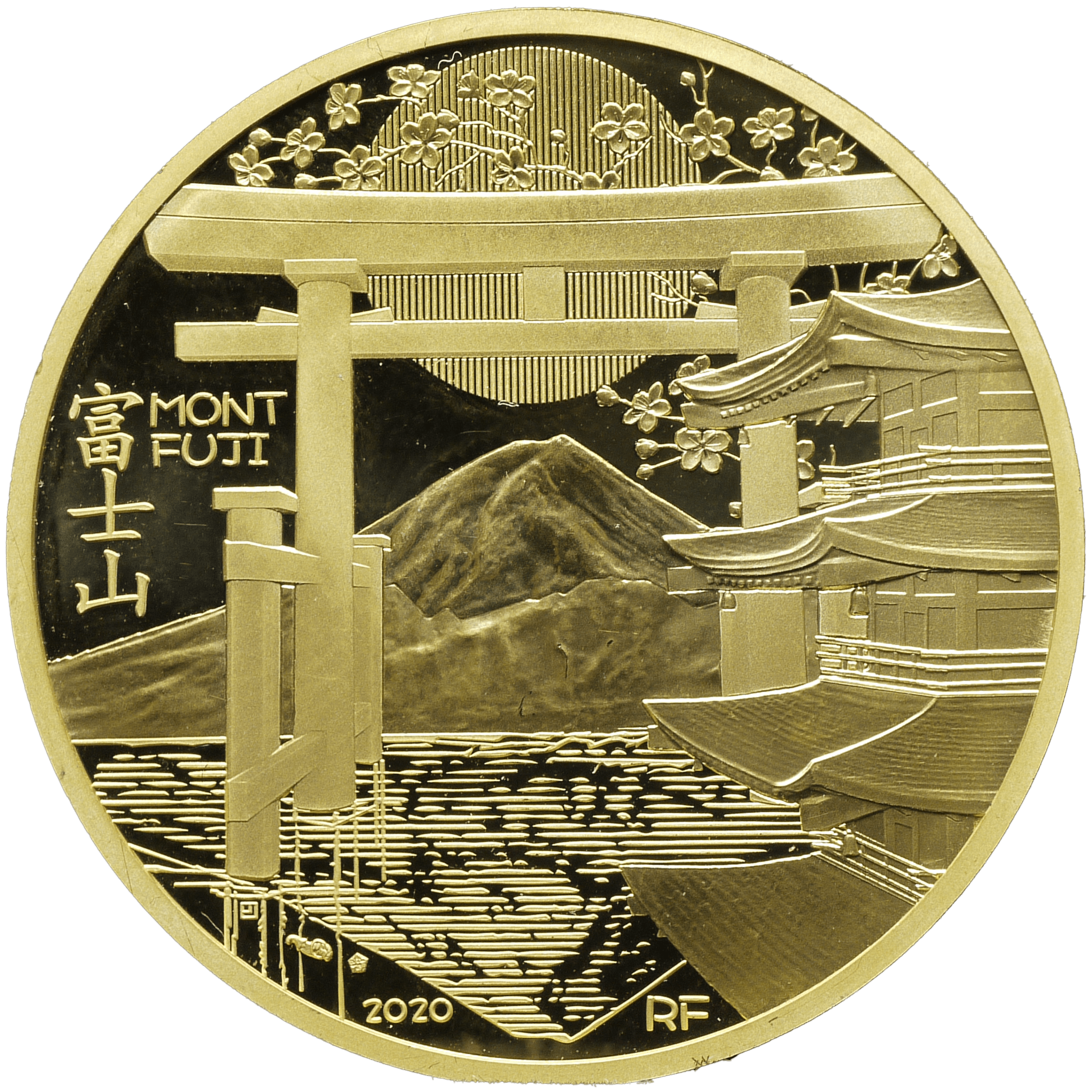 フランス 200ユーロ金貨 2020年 パリ鋳 富士山 - NJ BUYER'S MARKETPLACE