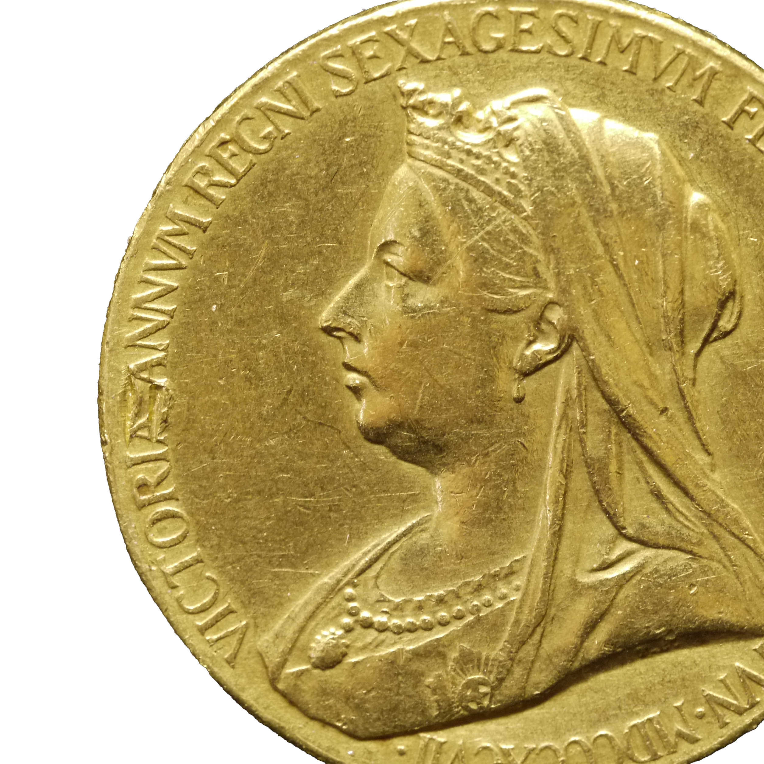 イギリス 金メダル 1897年 ロンドン鋳 ヴィクトリア ダイヤモンド・ジュビリー