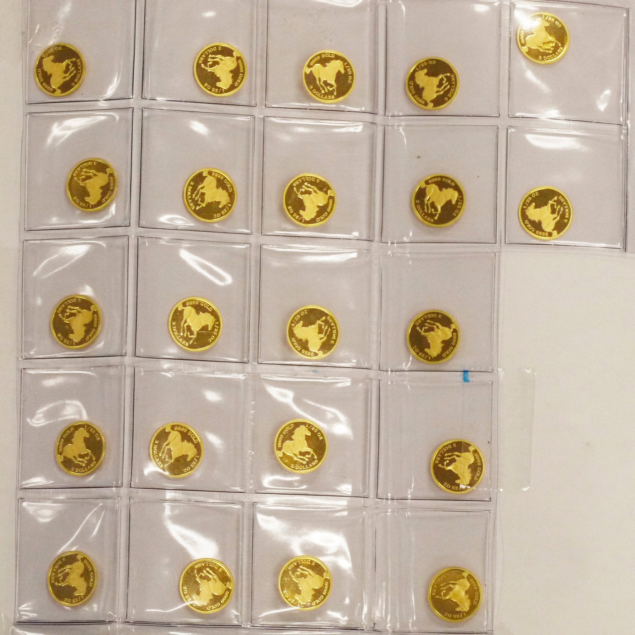 ツバル 3ドル金貨 2000年 ホース エリザベス2世 未開封品 22枚セット - NJ BUYER'S MARKETPLACE