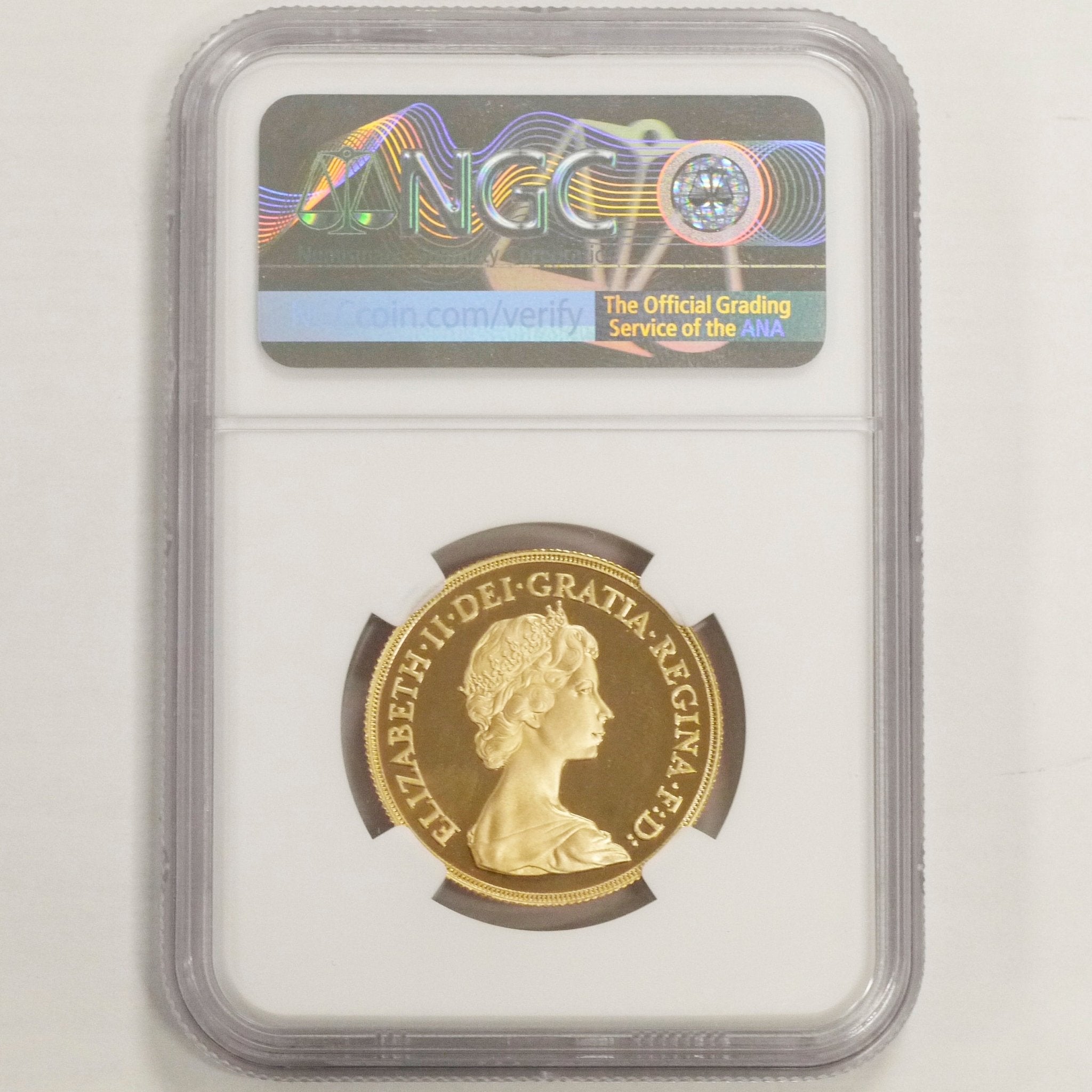 イギリス 2ソヴリン金貨 1980年 ロンドン鋳 聖ジョージの竜退治 NGC PF69UC - NJ BUYER'S MARKETPLACE