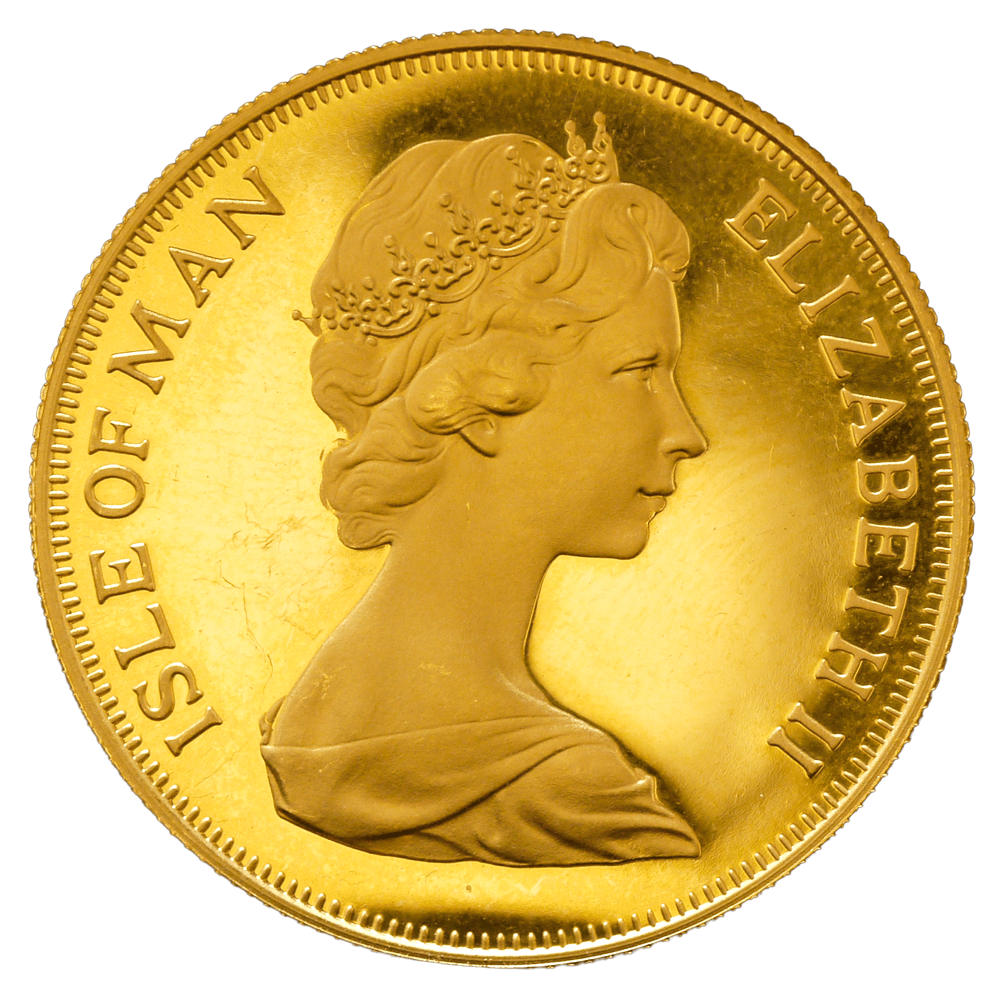 ジブラルタル 2ポンド金貨 1973年 ポブジョイ鋳 ヴァイキング