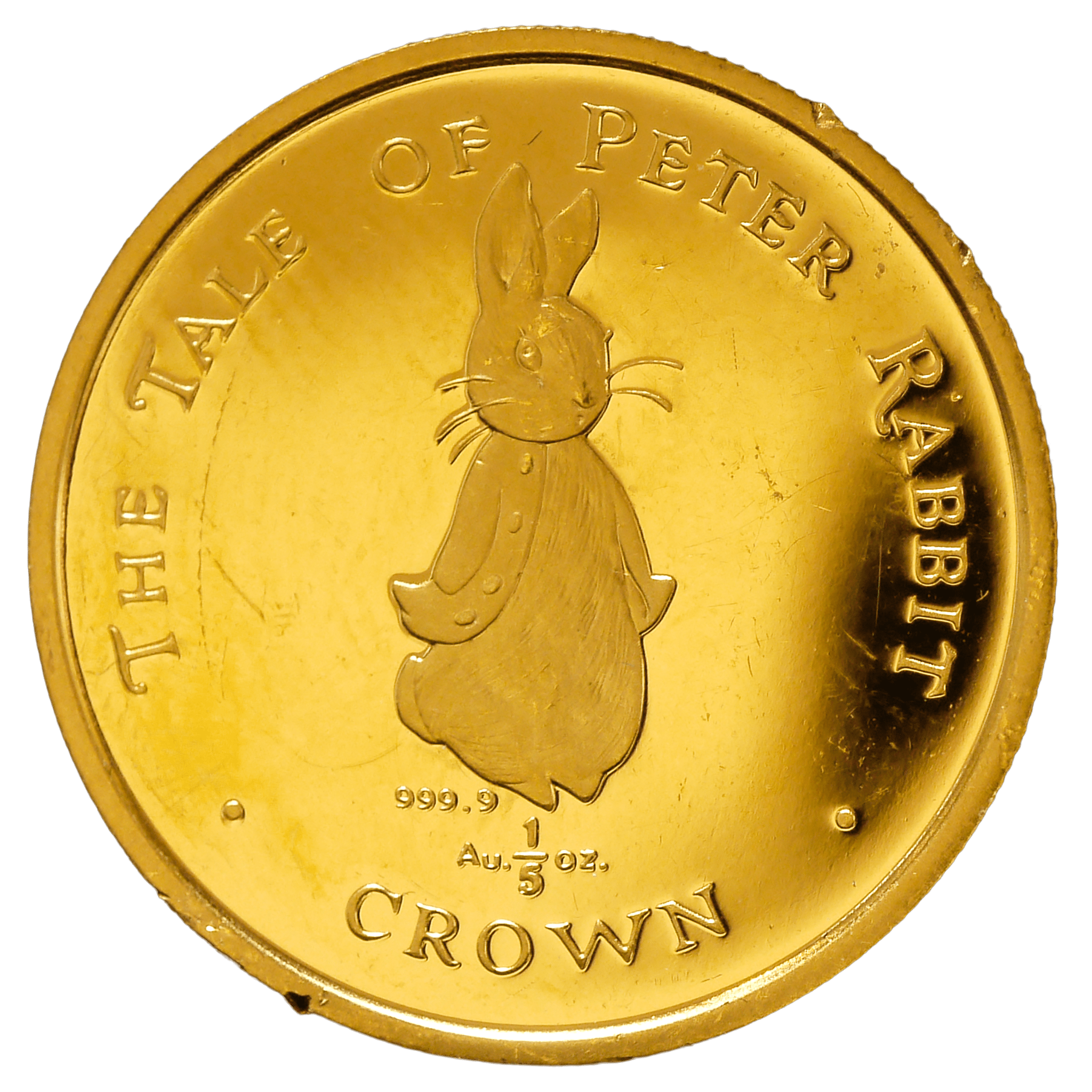 ジブラルタル 1/5クラウン金貨 1997年 ポブジョイ鋳 ピーターラビット - NJ BUYER'S MARKETPLACE