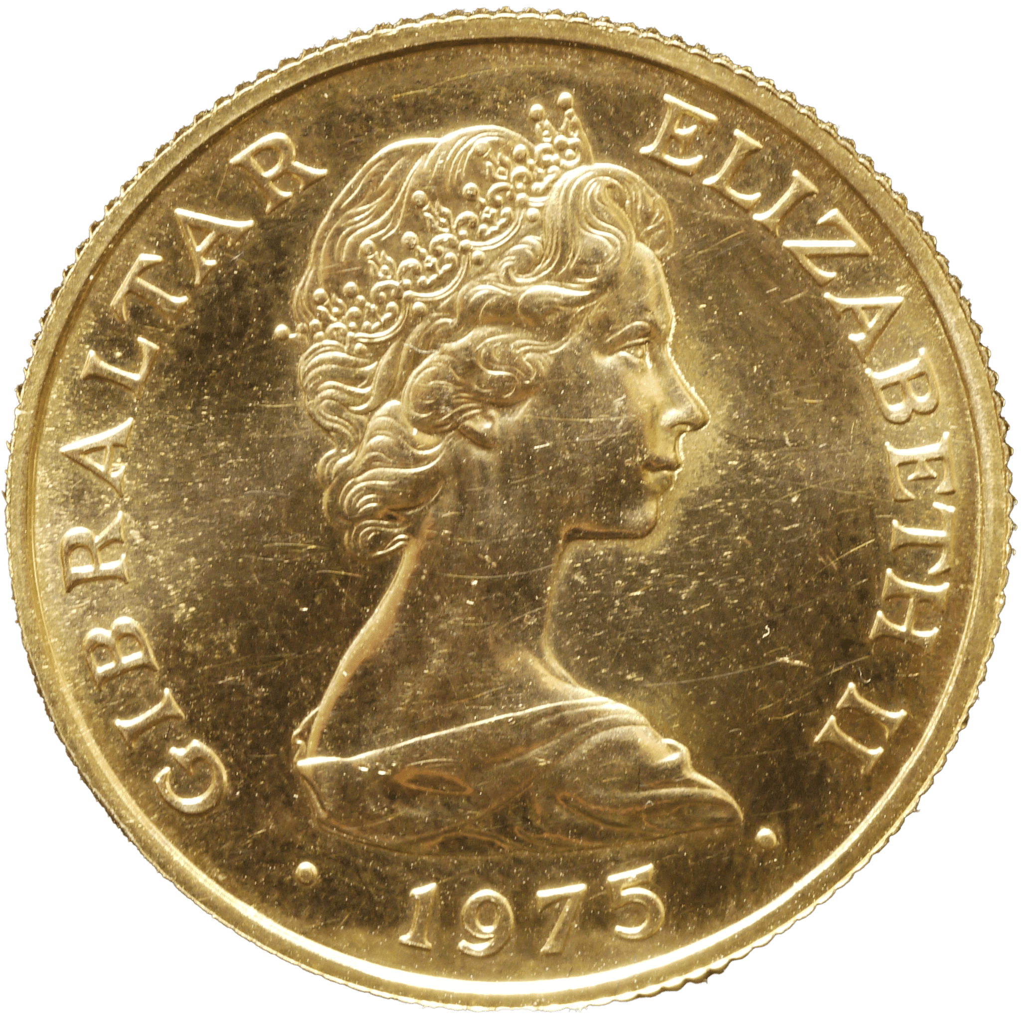 ジブラルタル 50ポンド金貨 1975年 ロンドン鋳 聖母子 - NJ BUYER'S MARKETPLACE