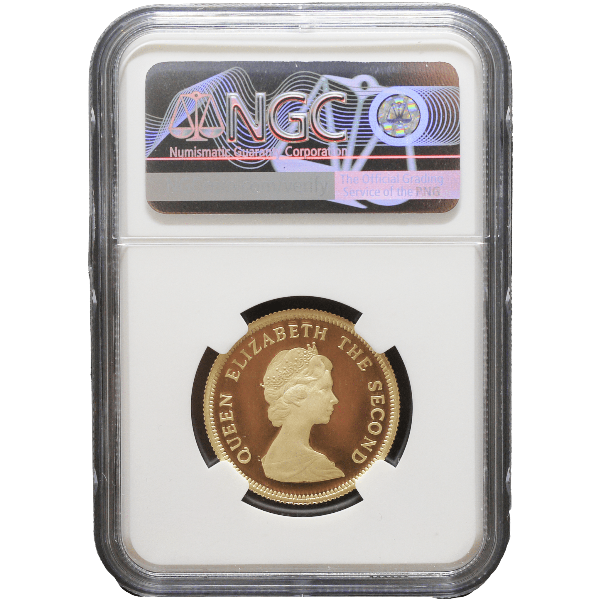 フォークランド 2ポンド金貨 1974年 ロンドン鋳 ロムニーマーシュ羊 NGC PF69UC - NJ BUYER'S MARKETPLACE