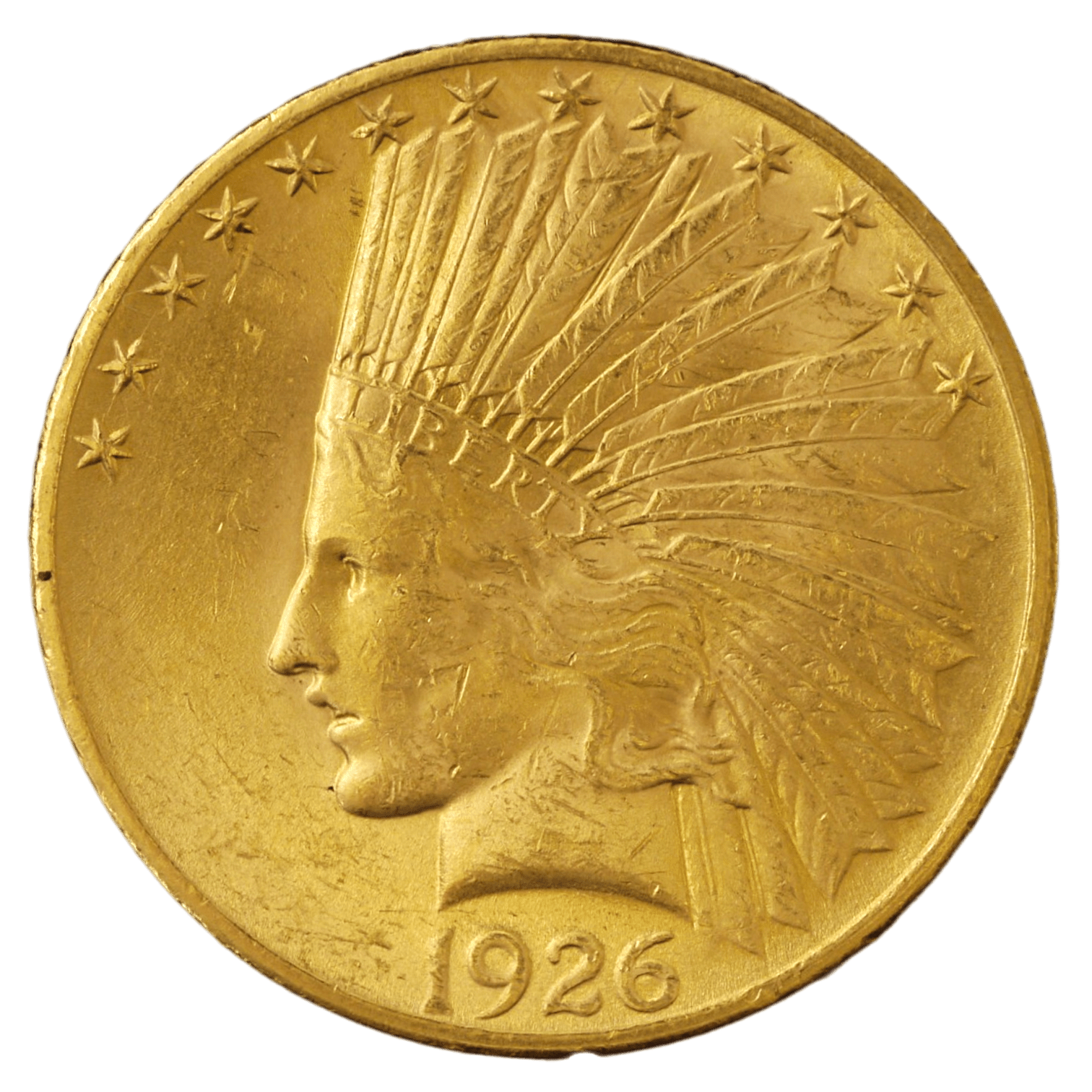 アメリカ 10ドル金貨 1926年 フィラデルフィア鋳 インディアン - NJ BUYER'S MARKETPLACE