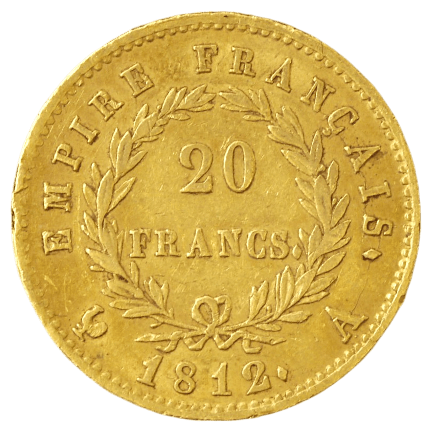 フランス 20フラン金貨 1812年 パリ鋳 ナポレオン1世 有冠 - NJ BUYER'S MARKETPLACE