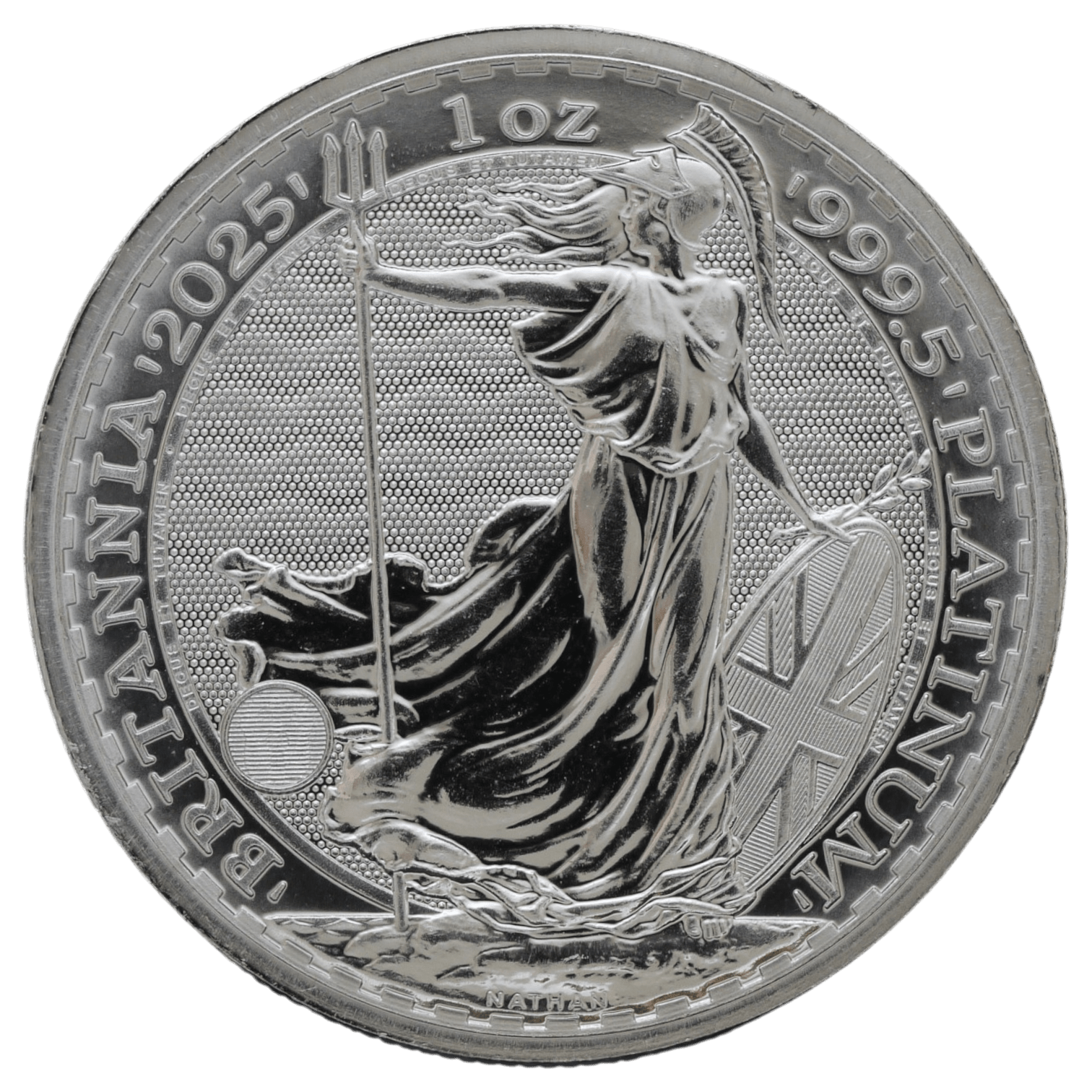 イギリス 100ポンドプラチナ貨 2025年 ロンドン鋳 ブリタニア チャールズ3世 - NJ BUYER'S MARKETPLACE