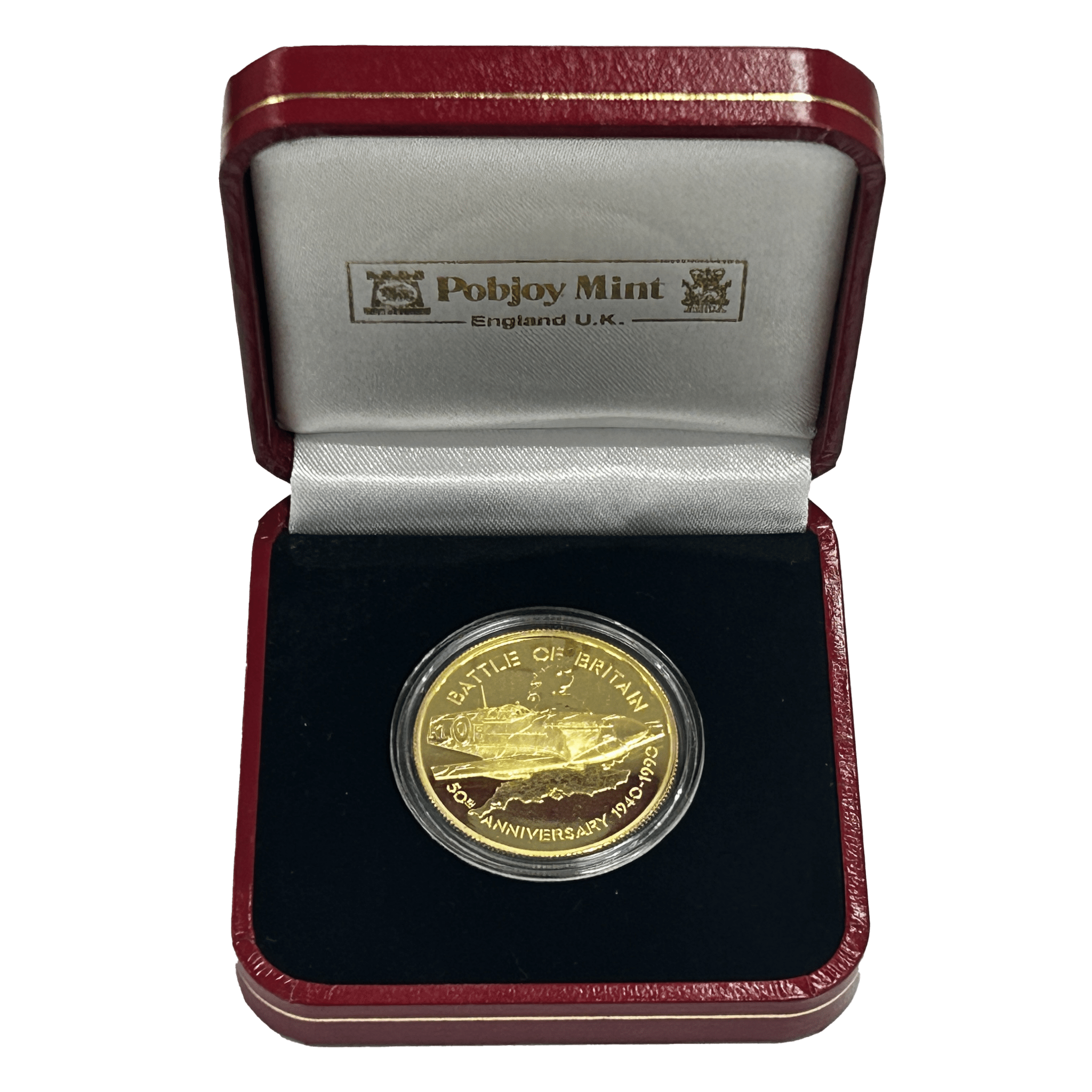 ジャージー島 100ポンド金貨 1990年 バトル・オブ・ブリテン50周年 - NJ BUYER'S MARKETPLACE