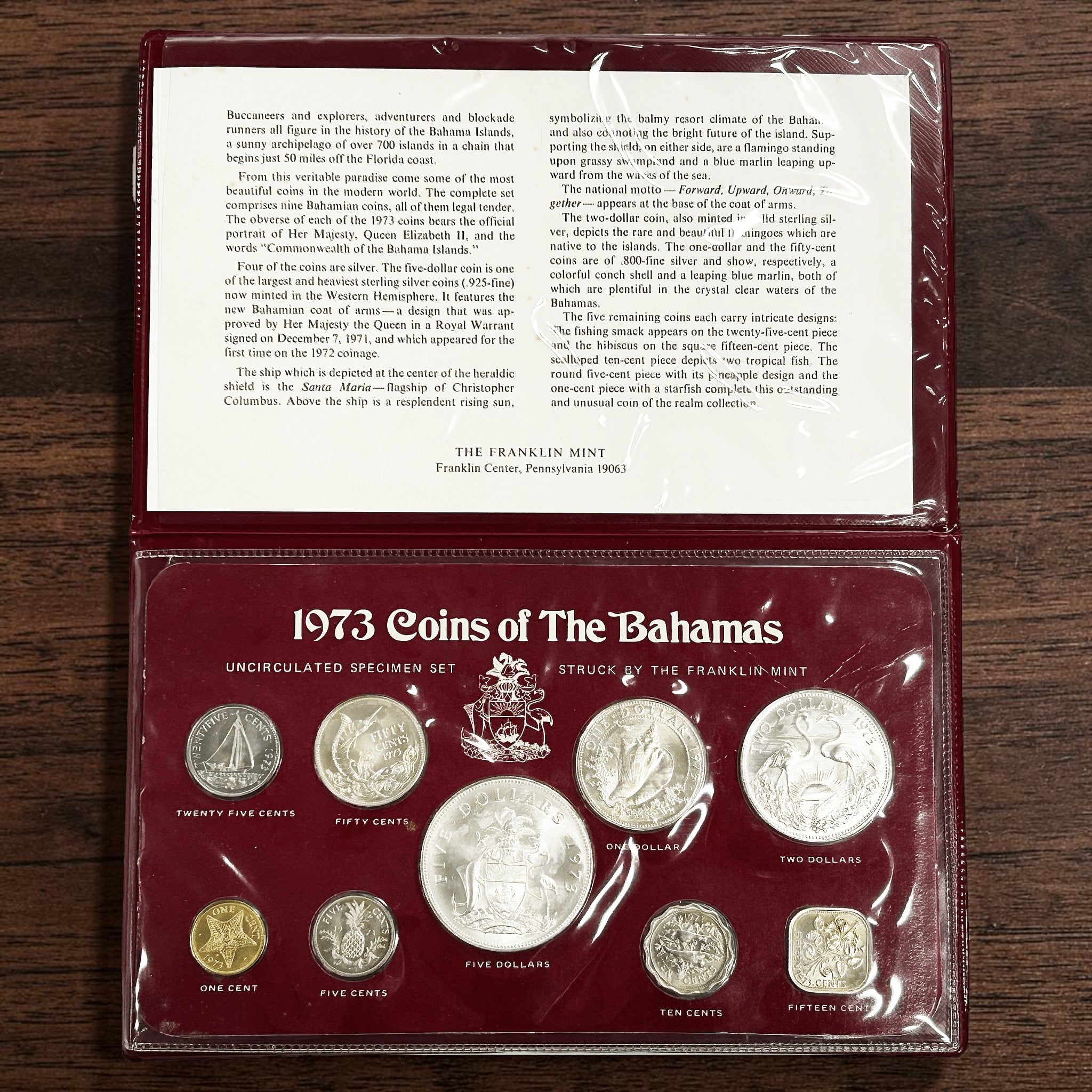 バハマ 9枚組ミントセット 1973年 元カバー付属 完全未使用品 - NJ BUYER'S MARKETPLACE